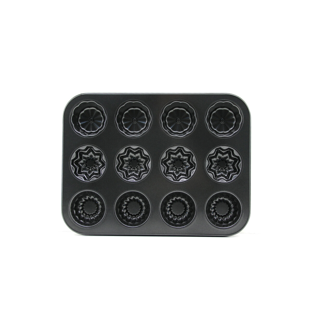 İBİCO İ22-378 ( 12 GÖZLÜ ) ( METAL & SİYAH ) ( ŞEKİLLİ ) MUFFİN & KEK KALIP*60 İBİCO İ22-378 ( 12 GÖZLÜ ) ( METAL & SİYAH ) ( ŞEKİLLİ ) MUFFİN & KEK KALIP*60