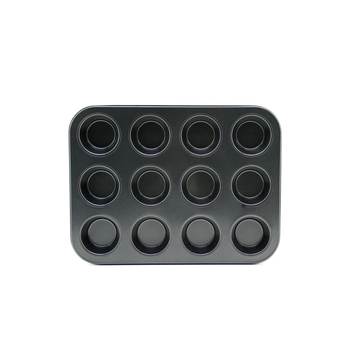 İBİCO İ22-376 ( 12 GÖZLÜ ) ( METAL & SİYAH ) ( DÜZ ) MUFFİN & KEK KALIP*60 İBİCO İ22-376 ( 12 GÖZLÜ ) ( METAL & SİYAH ) ( DÜZ ) MUFFİN & KEK KALIP*60