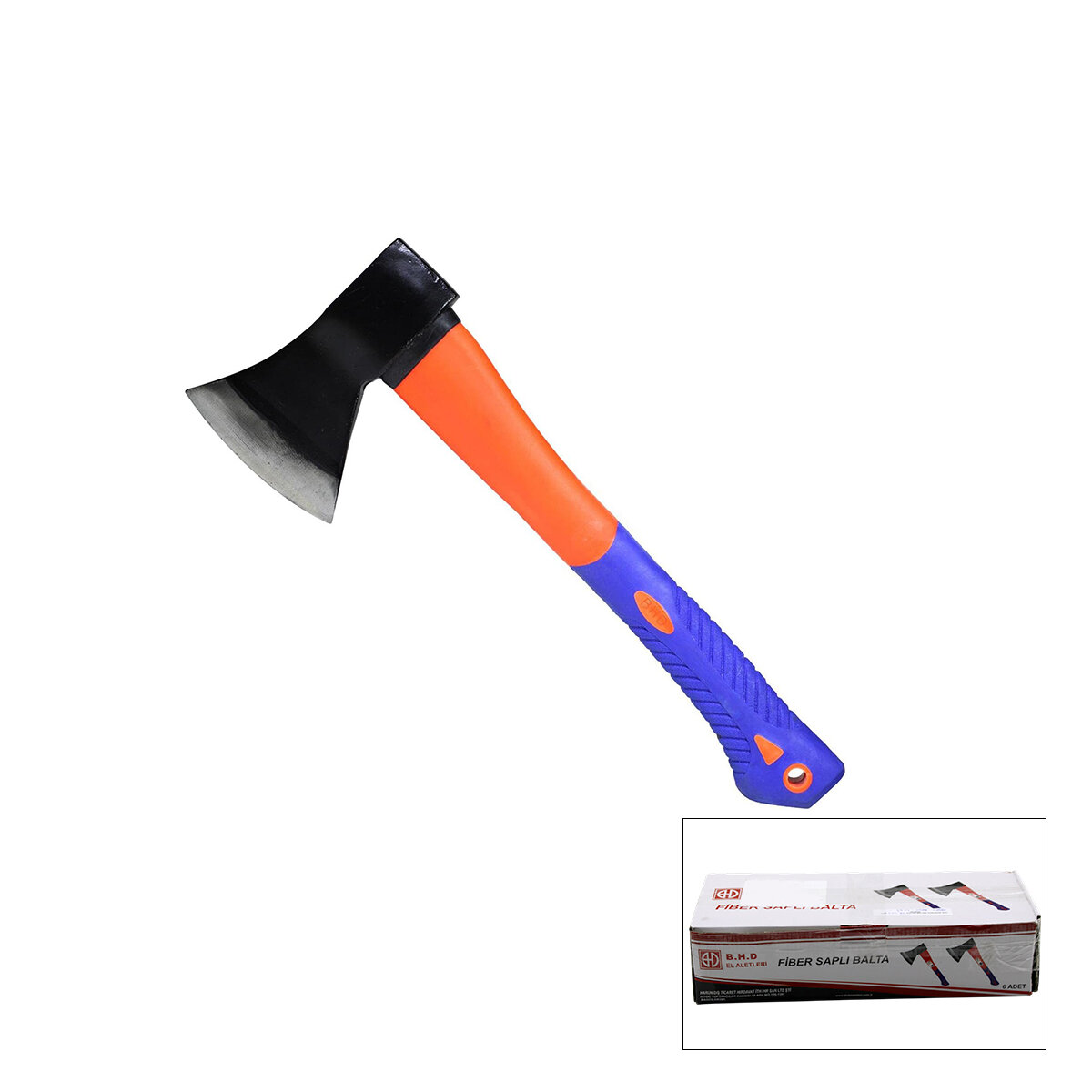B.H.D TOOLS BHD-00340 ( 500GR ) ( FİBER SAPLI = 26CM ) BALTA*6X4