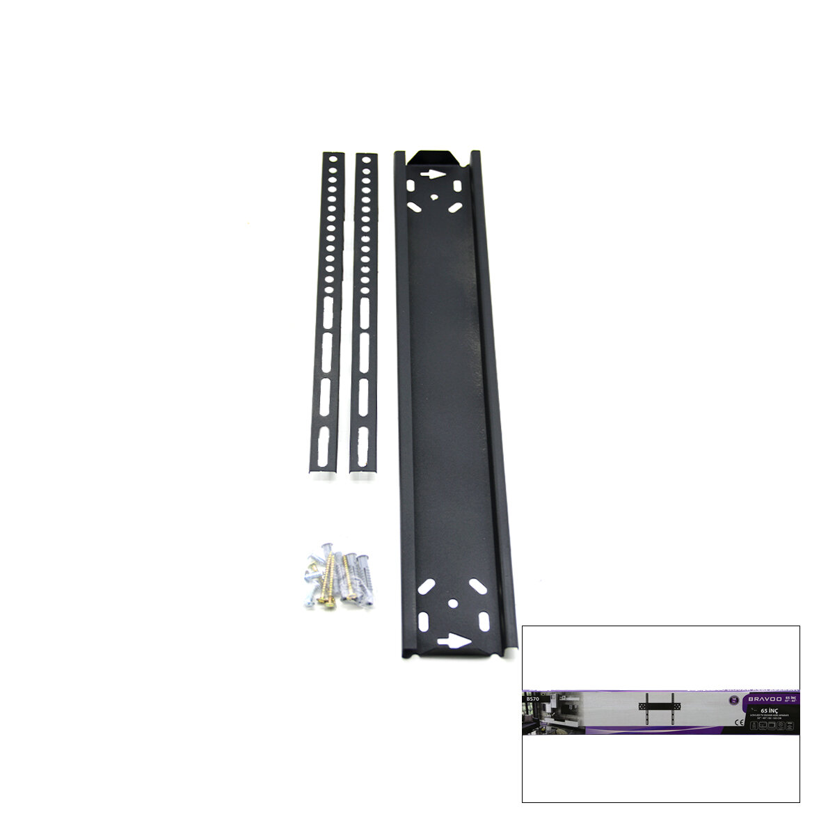 BRAVOO BS-70 ( 65" & 32" - 65" ) LCD LED SABİT TV ASKI APARATI 82X165CM*20