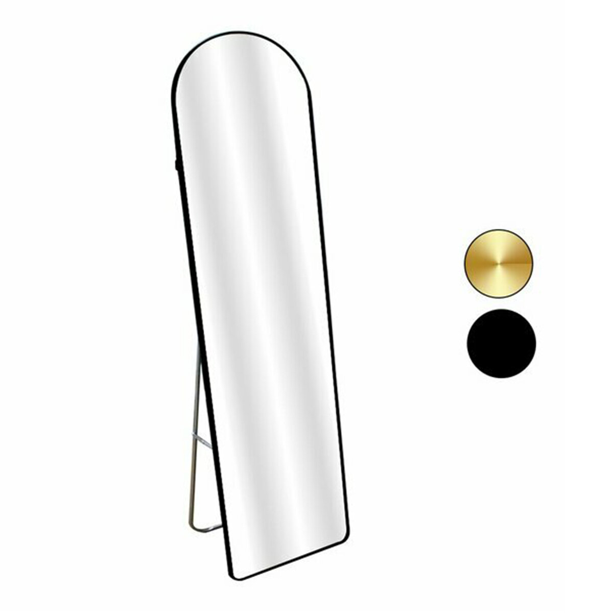 BAROTTİ DMR-9137-9907 ( OVAL KENAR ) ( BOY ) AYNASI ( 42X152CM )( 2İN1 KULLANIM= AYAKLI ( AÇ-KAPA )  ( DUVARA MONTE )*10=K