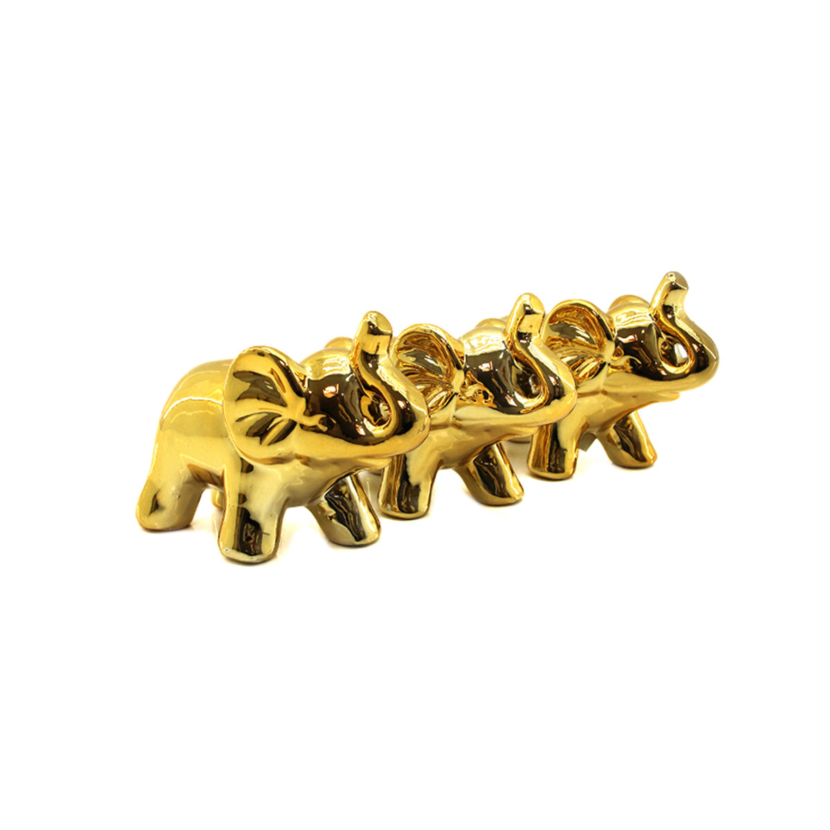 İBİCO İ12-181 ( FİL & BÜYÜK ) ( GOLD & SERAMİK ) BİBLO & DEKORATİF SÜS EŞYASI*6X12