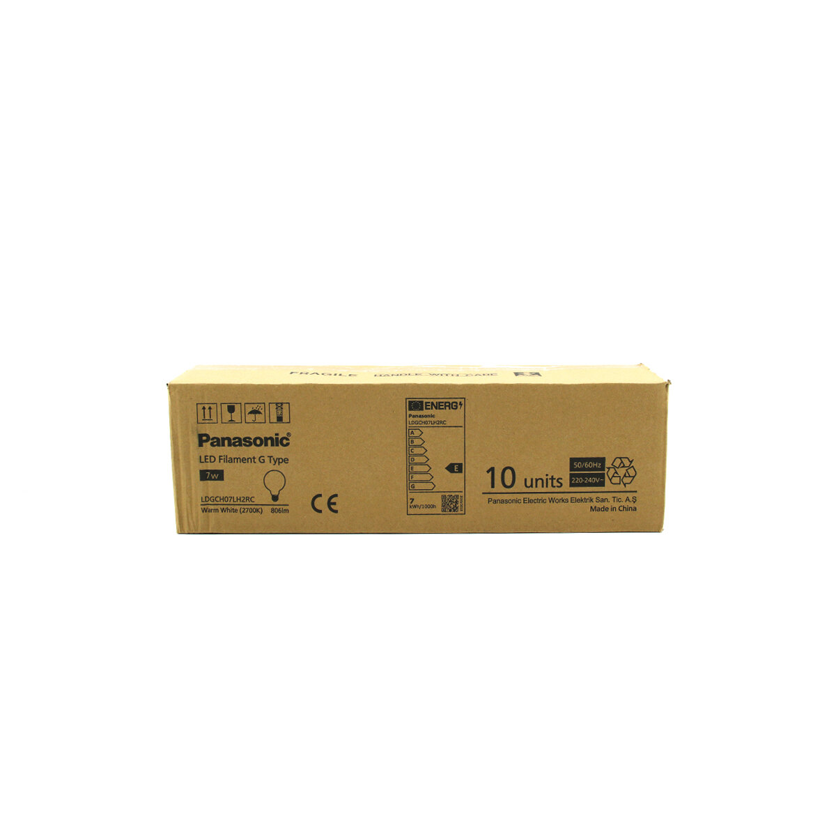 PANASONİC (LDGCH-07-LH-2RC) (G95) (138X95MM) (7W=60W) (E27) (WARM WHİTE & SARI IŞIK) (LED FİLAMENT & RUSTİK AMPUL) LAMBA (806LM)(2700K)(15.000H)*10=K PANASONİC (LDGCH-07-LH-2RC) (G95) (138X95MM) (7W=60W) (E27) (WARM WHİTE & SARI IŞIK) (LED FİLAMENT & RUSTİK AMPUL) LAMBA (806LM)(2700K)(15.000H)*10=K