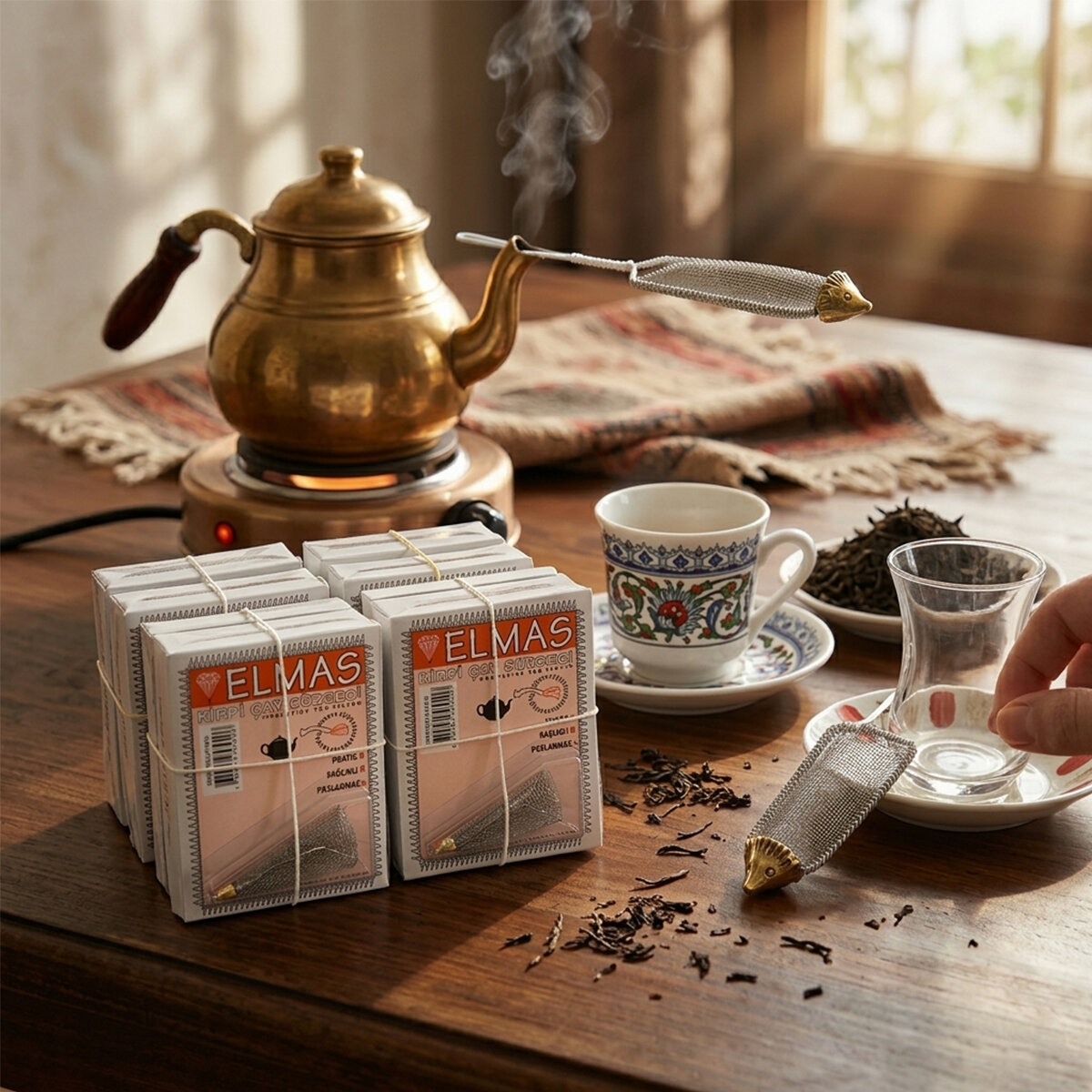 ELMAS KİRPİ ÇAY SÜZGEÇ*100X1