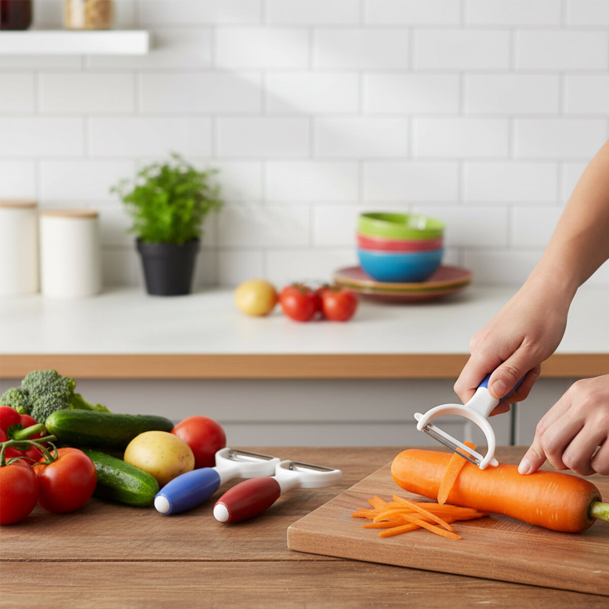 BAYHOME KAYRA-1197A ( TOMBUL ) ( RENKLİ PLASTİK ) SAPLI SOYACAK*20X18 BAYHOME KAYRA-1197A ( TOMBUL ) ( RENKLİ PLASTİK ) SAPLI SOYACAK*20X18