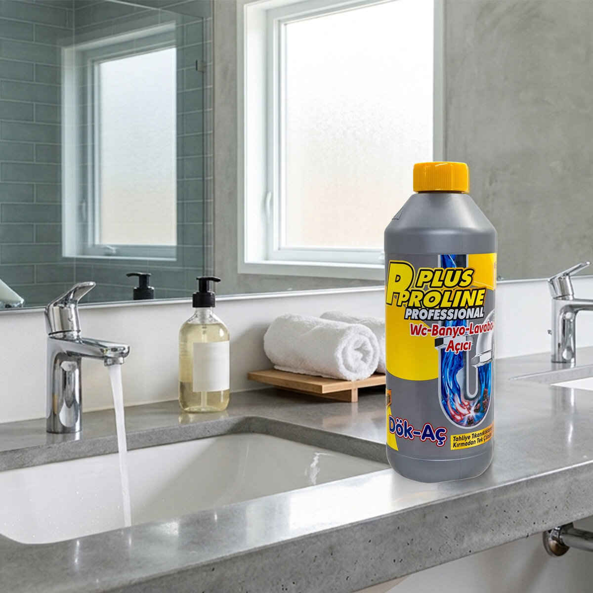 PLUS PROLINE ( 500GR ) ( DÖK-AÇ ) SIVI LAVABO AÇAR*12=K