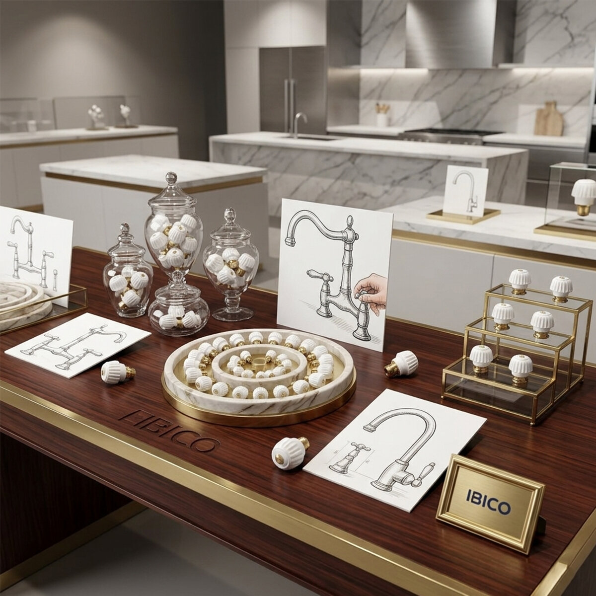 İBİCO K13-086 TAHARAT KAPAK TAKIMI ( MUSLUK BAŞI ) ( VAKUMLU AMBALAJ )*16X20