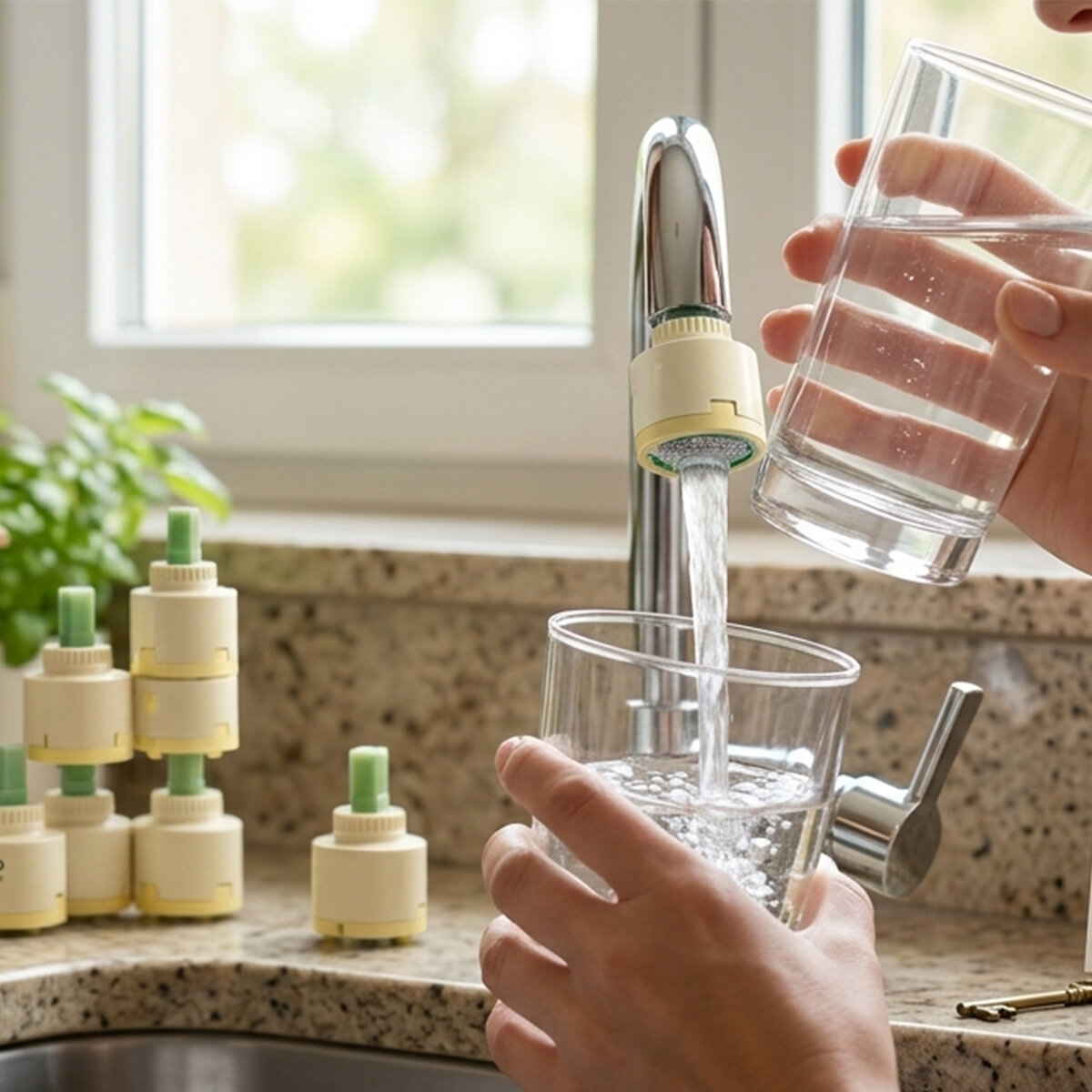 İBİCO K13-091 ( 40LIK & DÜZ ) ( MİX ) BATARYA MUSLUK KARTUŞU ( VAKUMLU AMBALAJ )*16X15