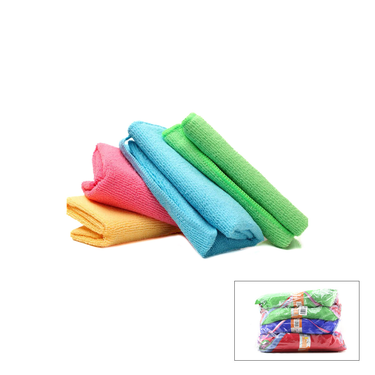 ECE LIFE ECE-21 ( 4PCS ) LÜX MİKROFİBER DÜRÜM TEMİZLİK BEZİ*12X10