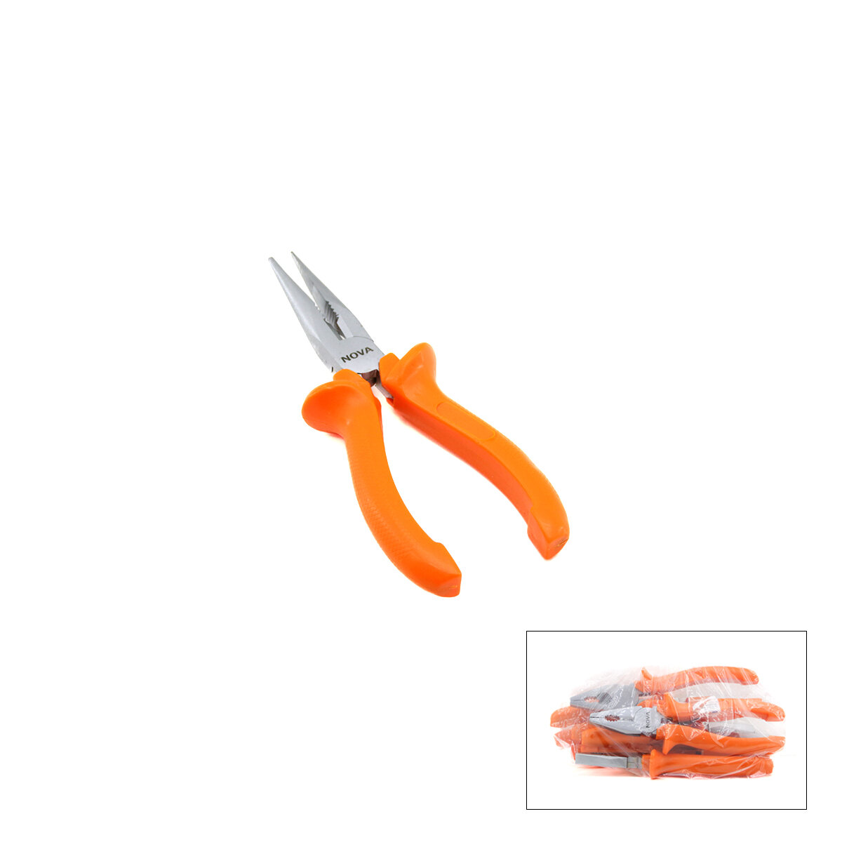 NOVA ( 6'' ) ( KARGA BURNU ) ( TURUNCU ) SAPLI ( Cr-V ) ( 150MM )*6X20 NOVA ( 6'' ) ( KARGA BURNU ) ( TURUNCU ) SAPLI ( Cr-V ) ( 150MM )*6X20