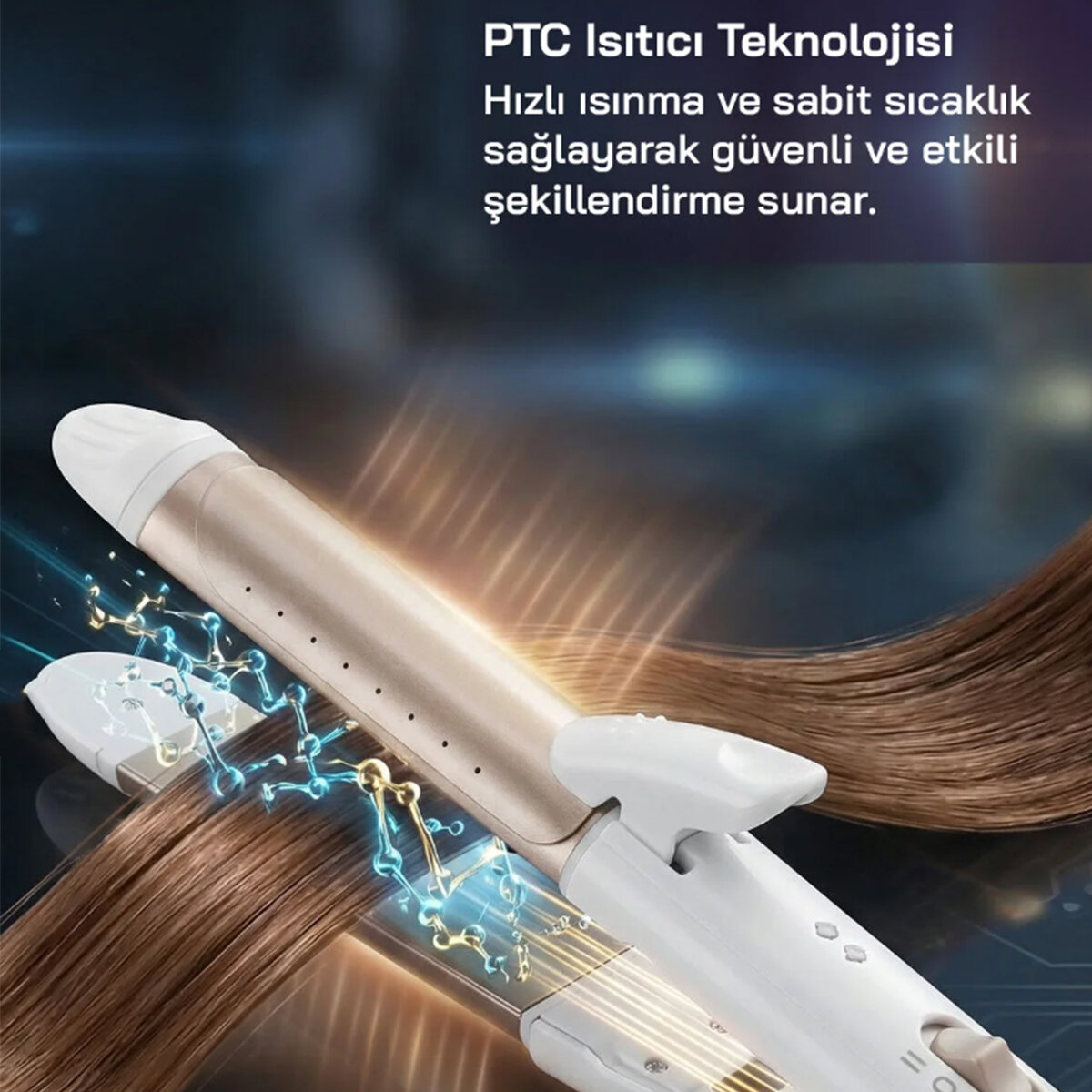 SİNBO SHD-1730 SAÇ DÜZLEŞTİRİCİ ( SERAMİK KAPLAMA ) ( 180° SICAKLIK  & 2 KADEMELİ )( 360°KABLO=1.8MT )*50