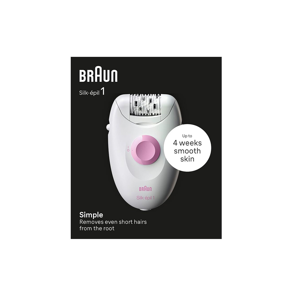 BRAUN SE(1)-010 ( SİLK•.EPİL 1 )LEGS EPİLATÖR EPİLASYON CİHAZI KUTULU*6