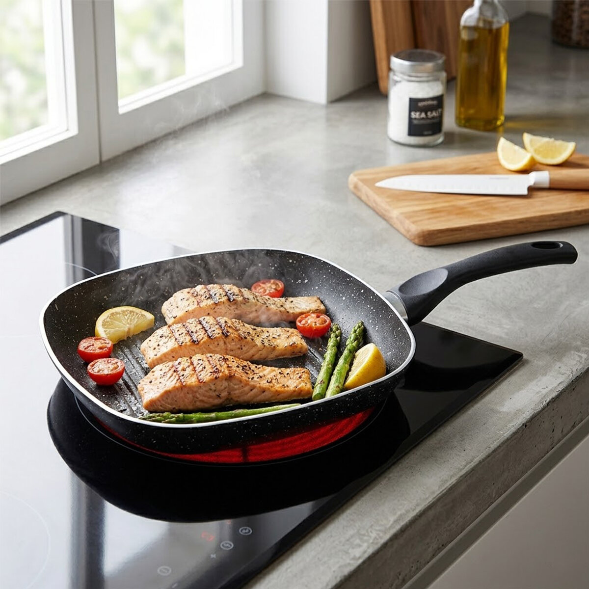 PAPİLLA RAGNAR ( GRİLL PAN ) ( 26CM ) ( TAVA ) ( GRANİT ) ( DIŞ KIRÇIL ) ( TEK SAPLI ) ( BRKT-739620 )*12=K PAPİLLA RAGNAR ( GRİLL PAN ) ( 26CM ) ( TAVA ) ( GRANİT ) ( DIŞ KIRÇIL ) ( TEK SAPLI ) ( BRKT-739620 )*12=K