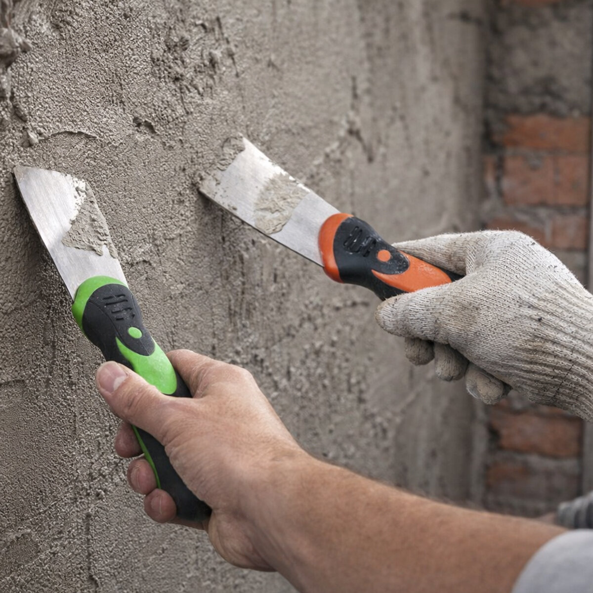 DMAX DMX-4781 ( 40MM ) METAL SPATULA FİBER SAPLI*12X20