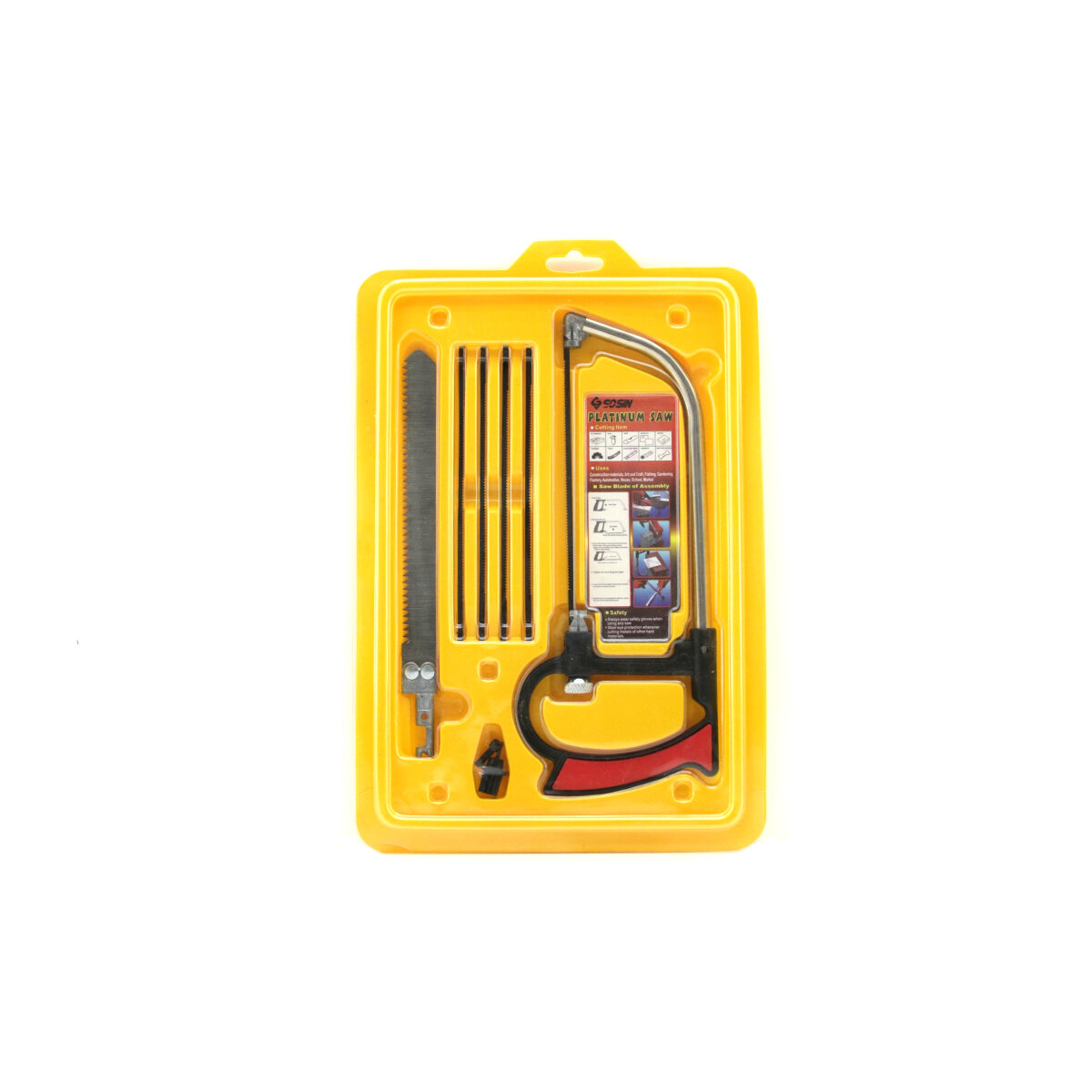 SOSİN PLATINUM SAW KIL TESTERE SETİ ( 5AD. KIL + 1AD.AHŞAP TESTERE BIÇAK) (AHŞAP-PLASTİK-METAL-KEMİK-BORU-HALAT)*50