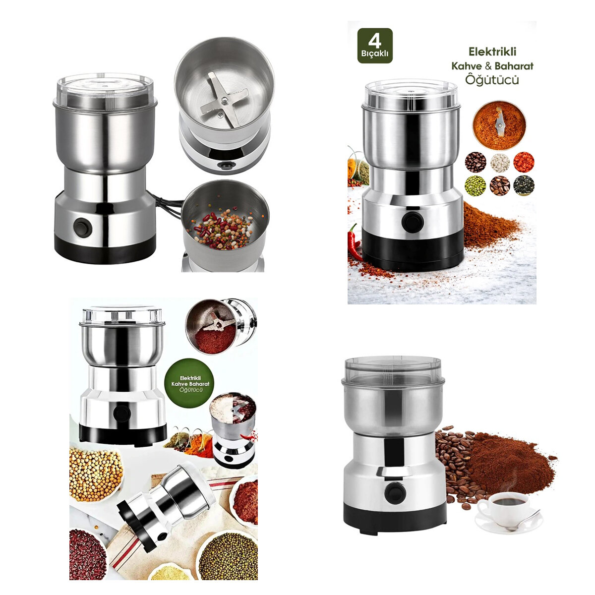 BGC NM-8300 ELECTRİC GRİNDER LÜX PRATİK ( ELEKTRİKLİ ) ÇELİK ÖĞÜTÜCÜ ( 200W ) ( 50GR )*36