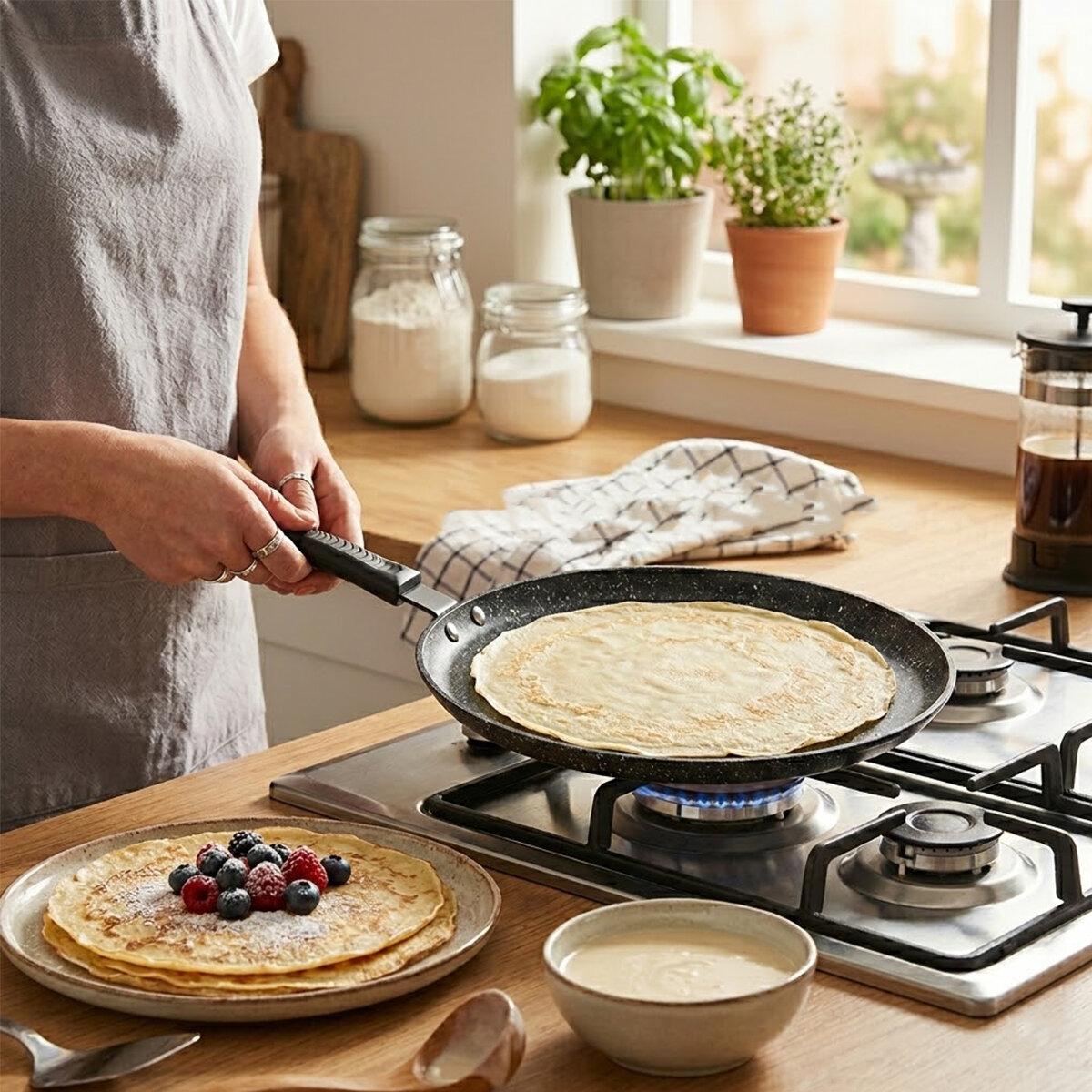 TAŞHAN TR-34-K-098750 ( 30CM ) TAŞHAN DÖKÜM KREP TAVA*20