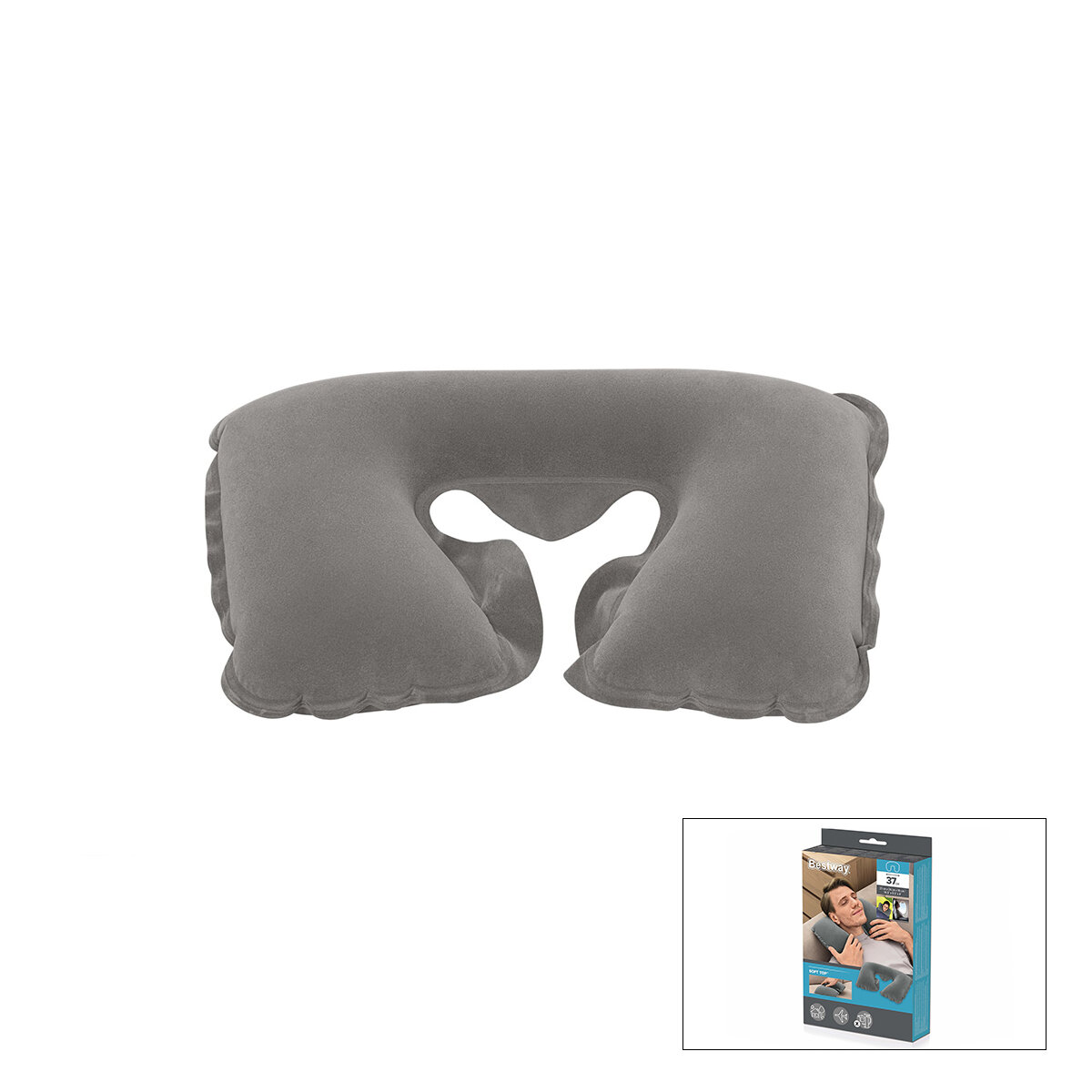 BESTWAY-67006 ( BOYUNA GEÇMELİ ) SEYAHAT BOYUN YASTIK ( 37CM )*36