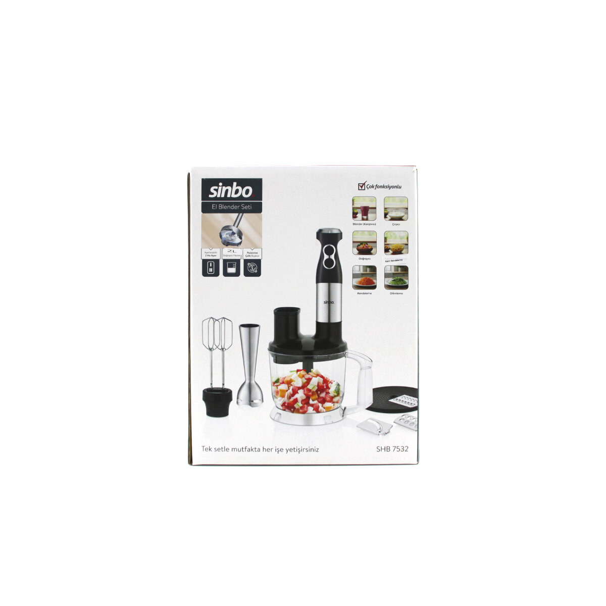 SİNBO SHB-7532 MULTİ BLENDER SETİ ( 2LT HAZNELİ )*4