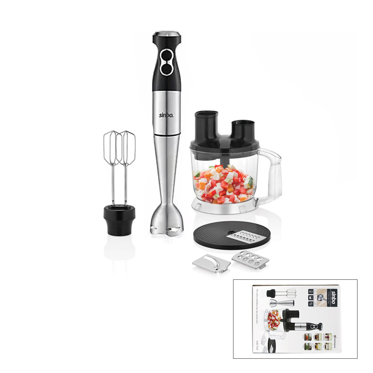 SİNBO SHB-7532 MULTİ BLENDER SETİ ( 2LT HAZNELİ )*4