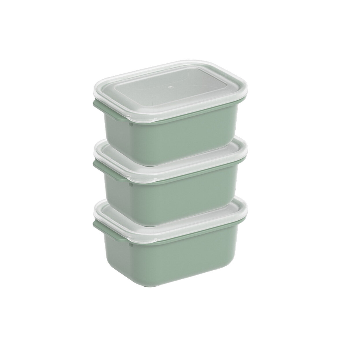 DÜNYA DP-31262-999 ( D.DÖRTGEN ) ( 3PCS = 1000ML ) EASY KEEP SAKLAMA KABI ( RENKLİ PLASTİK & ŞEFFAF KAPAK )*12=K