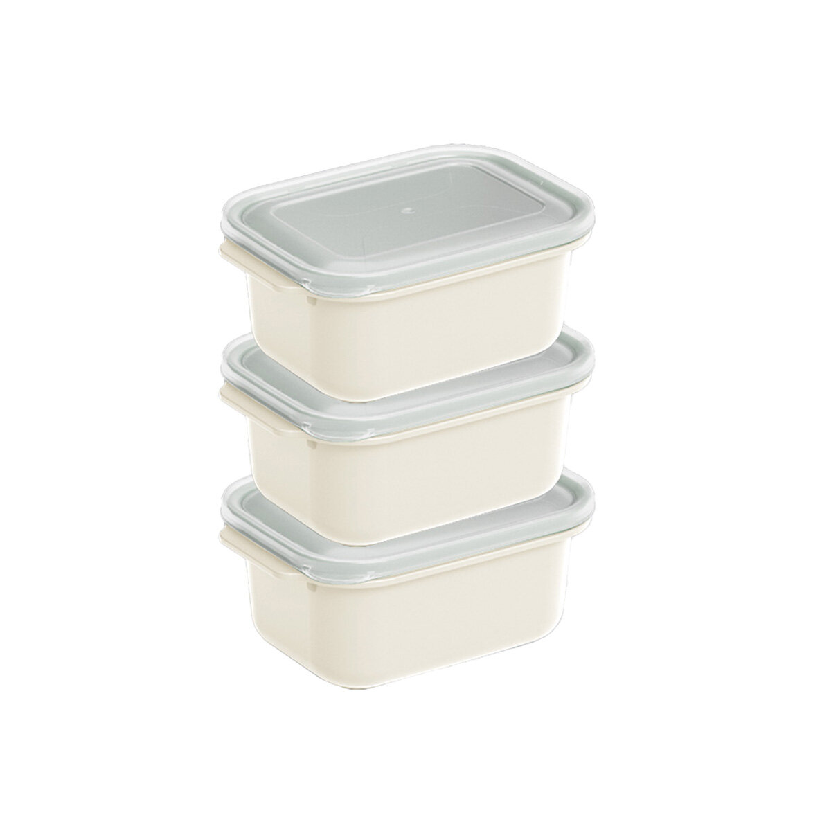 DÜNYA DP-31262-999 ( D.DÖRTGEN ) ( 3PCS = 1000ML ) EASY KEEP SAKLAMA KABI ( RENKLİ PLASTİK & ŞEFFAF KAPAK )*12=K