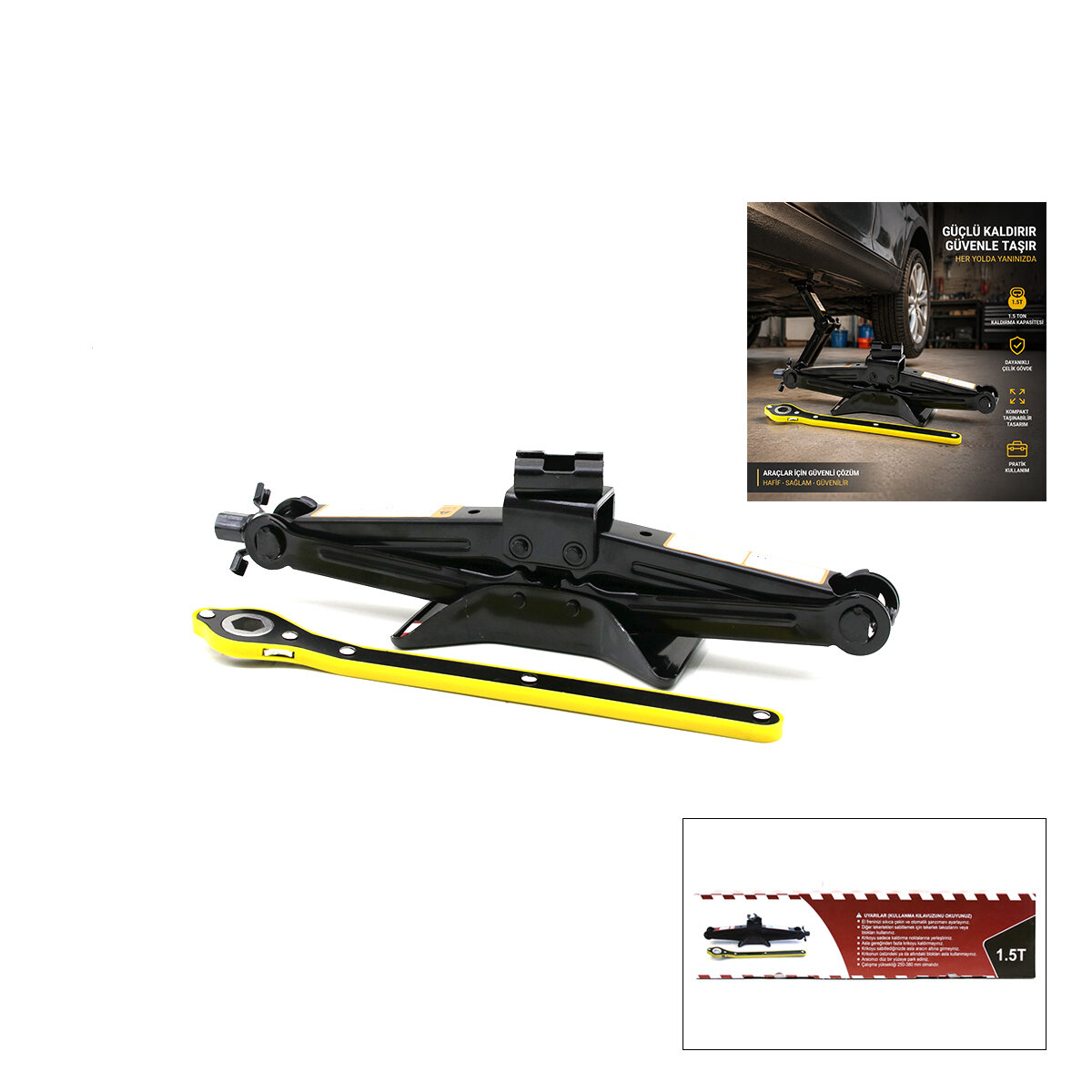 FALCON AUTOKIT FA1-554 ( 1.5 TON & CIRCIR KOLLU ) KRİKO*10