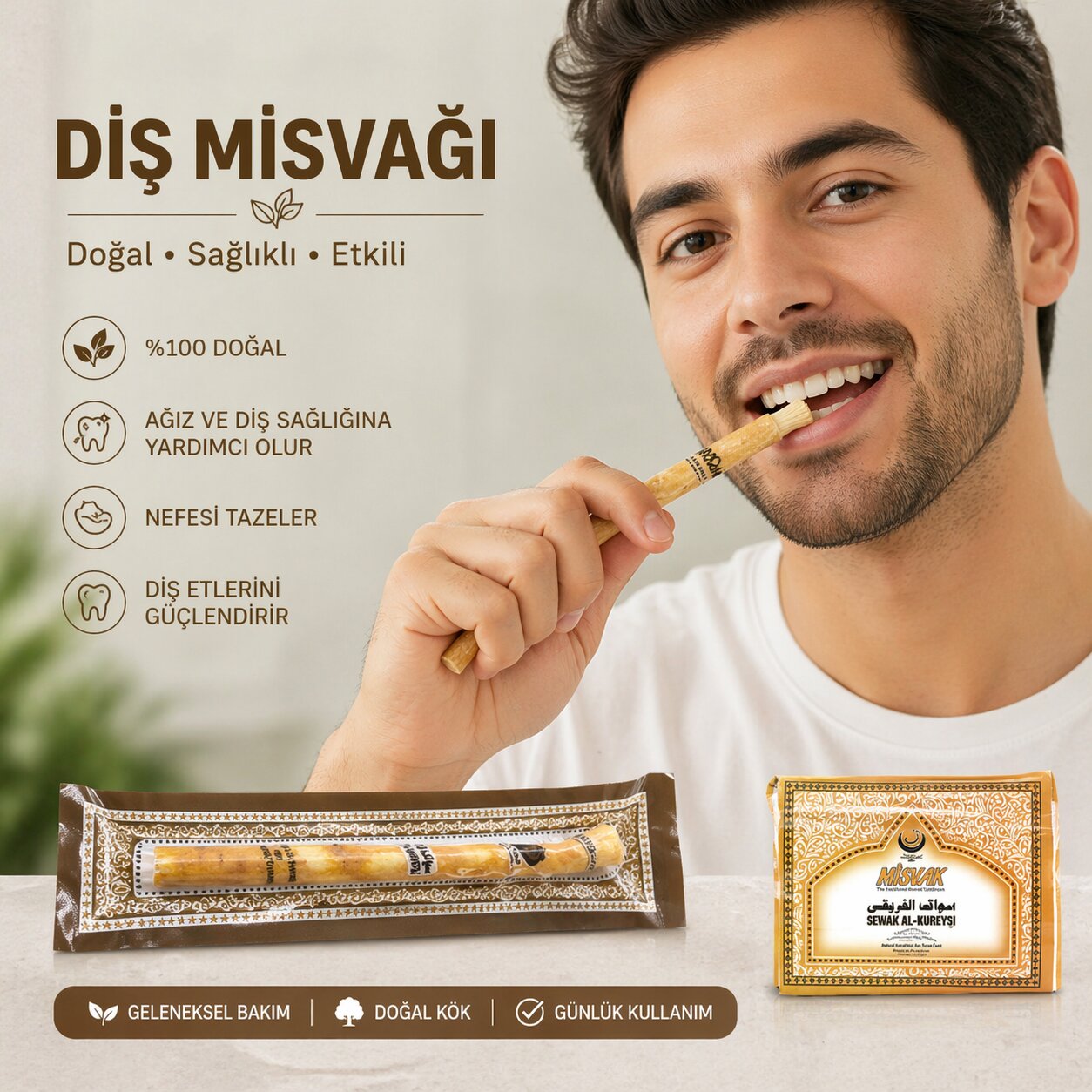 SEWAK UHUD BÜYÜK MİSVAK DİŞ TEMİZLİK ÜRÜNÜ*50X12