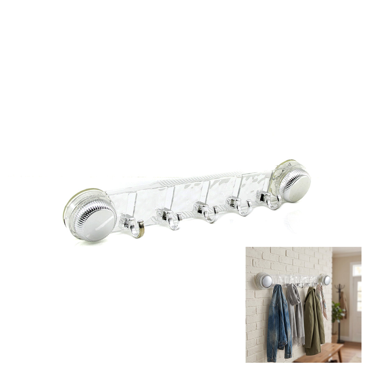 ENFA ENF-1308 ( PLASTİK ) ( 5 KOLLU ) DELUX ASKISI YAPIŞKANLI*120