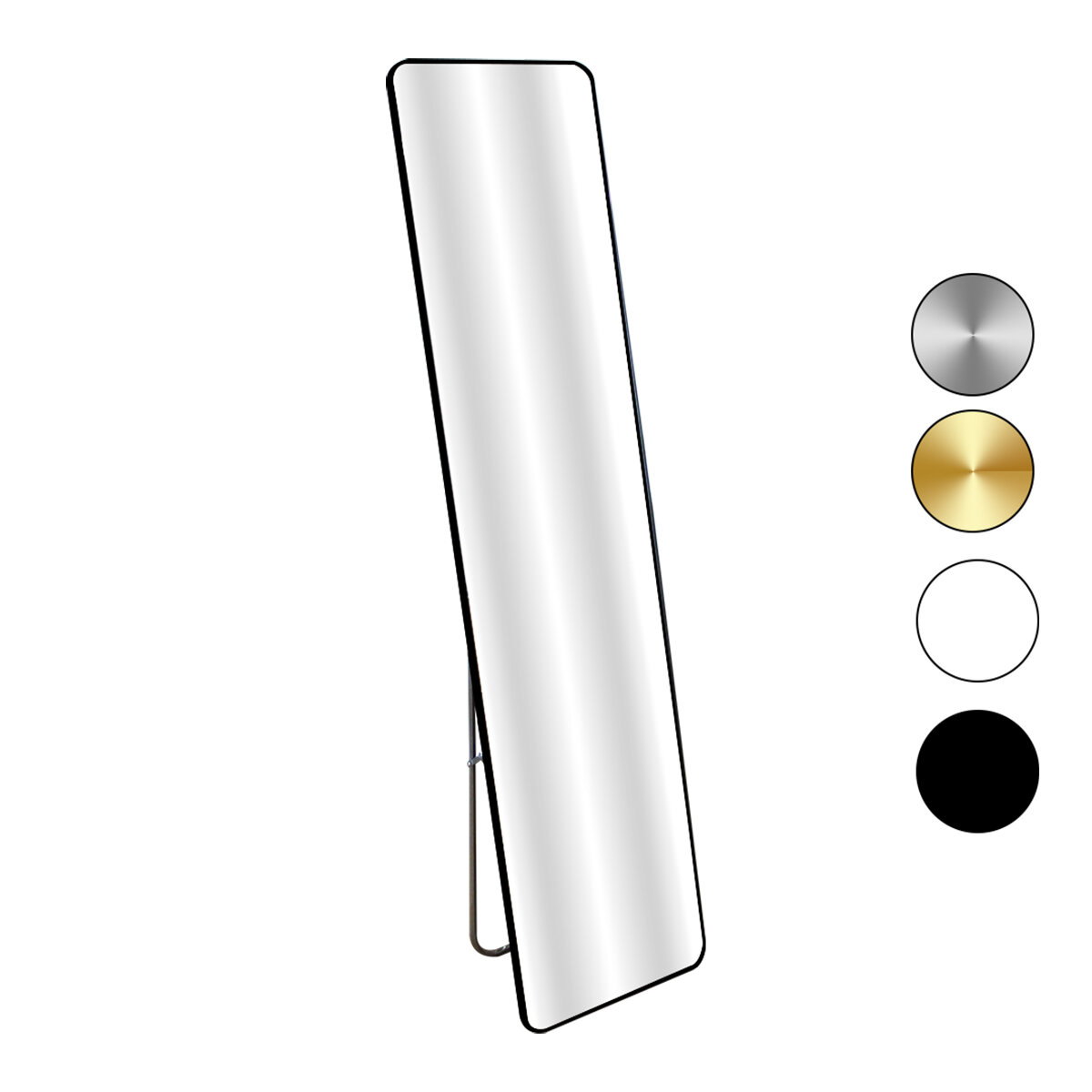 İBİCO İ15-063 ( DÜZ KENAR ) ( BOY ) AYNASI ( MİX RENKLİ ) ( 2İN1 KULLANIM= AYAKLI (AÇ-KAPA) & DUVARA MONTE ) ( 36X146CM )*6=K