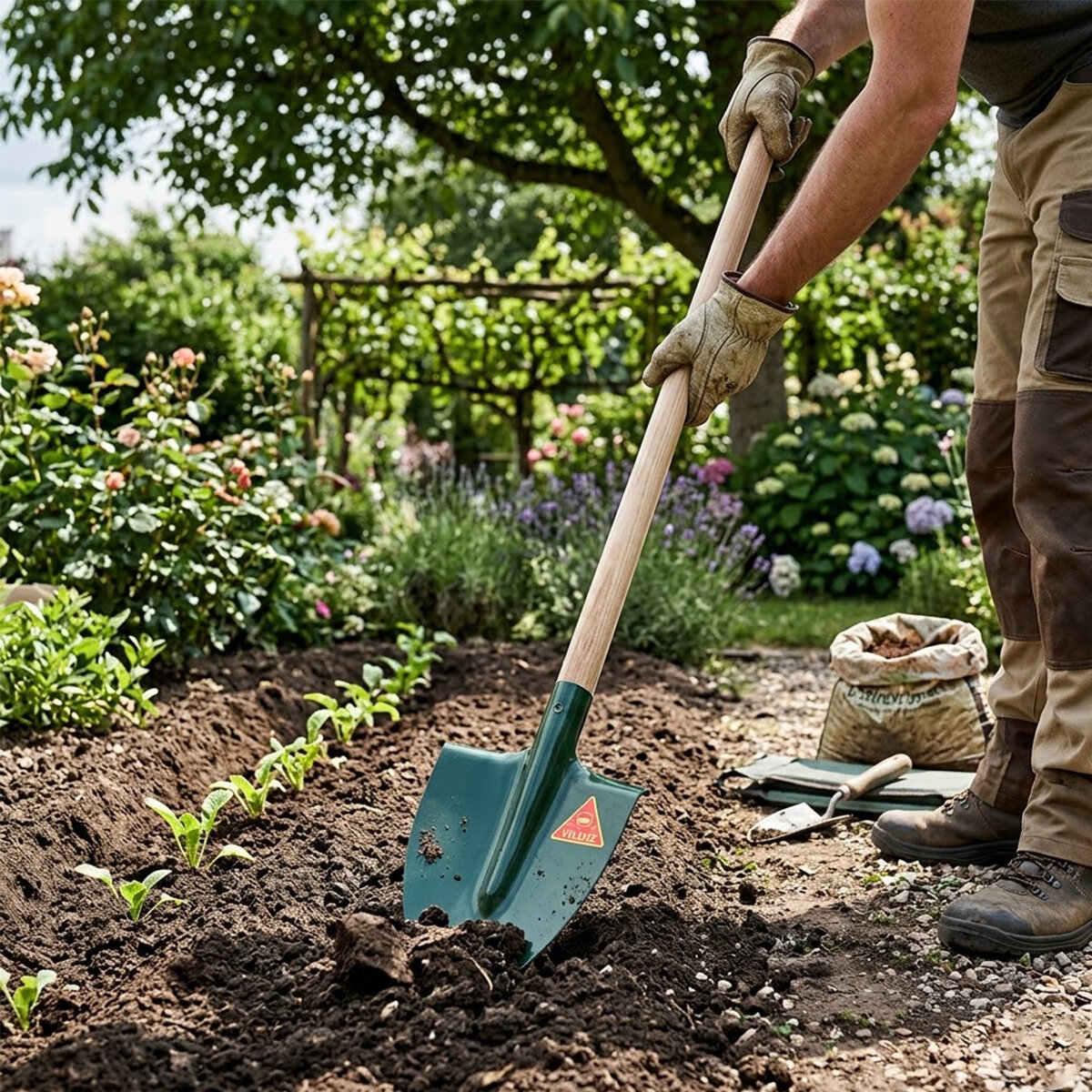 YILDIZ K-4002 BEL KÜREĞİ ( ÇELİK & DEMİR ) ( 24X30CM )*1