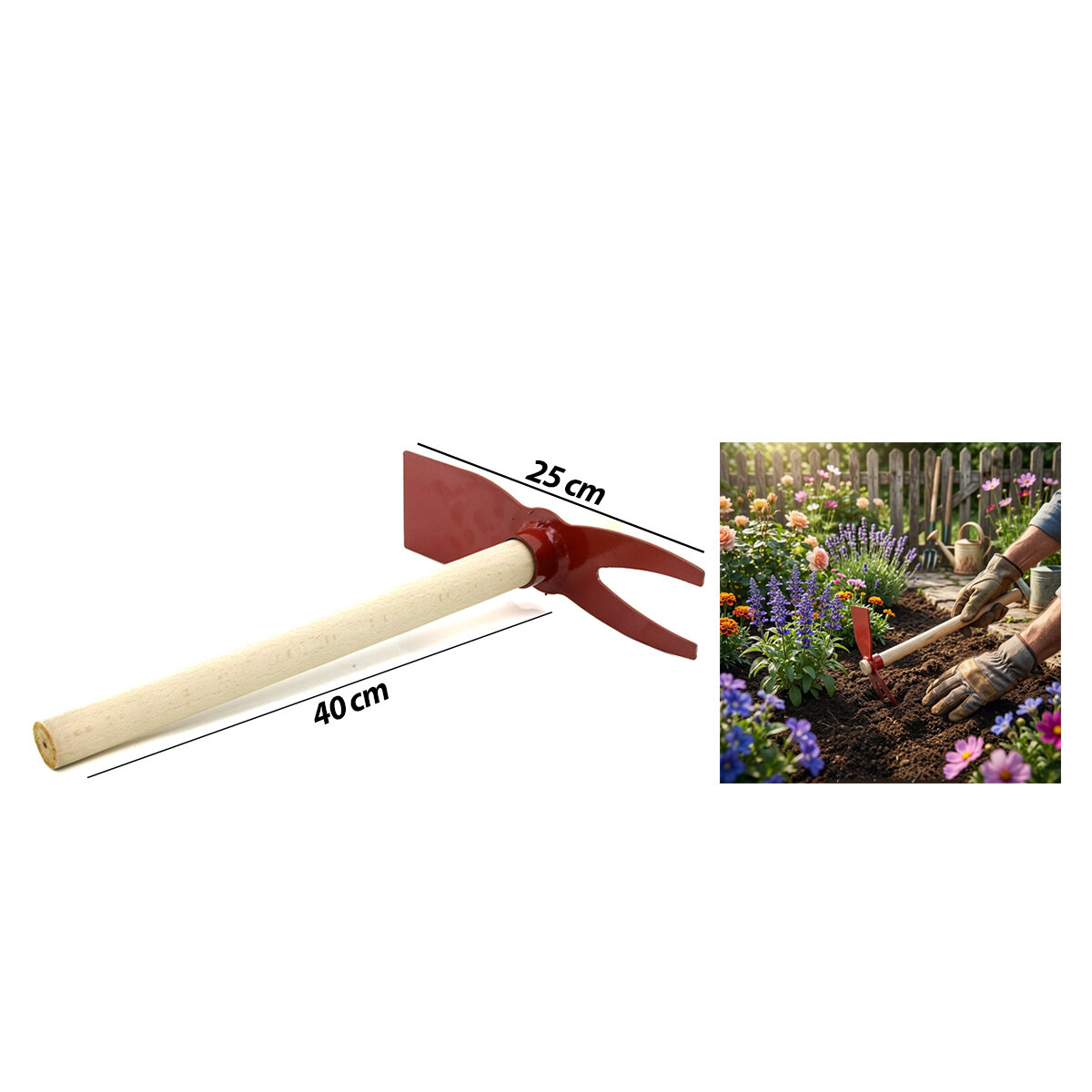 İBİCO-055 ( 2İN1 )=( GENİŞ AĞIZLI=7X10.5CM & ÇATALLI=6X10CM ) ( METAL ) ÇAPA ( AHŞAP SAPLI=45CM )*12=K İBİCO-055 ( 2İN1 )=( GENİŞ AĞIZLI=7X10.5CM & ÇATALLI=6X10CM ) ( METAL ) ÇAPA ( AHŞAP SAPLI=45CM )*12=K