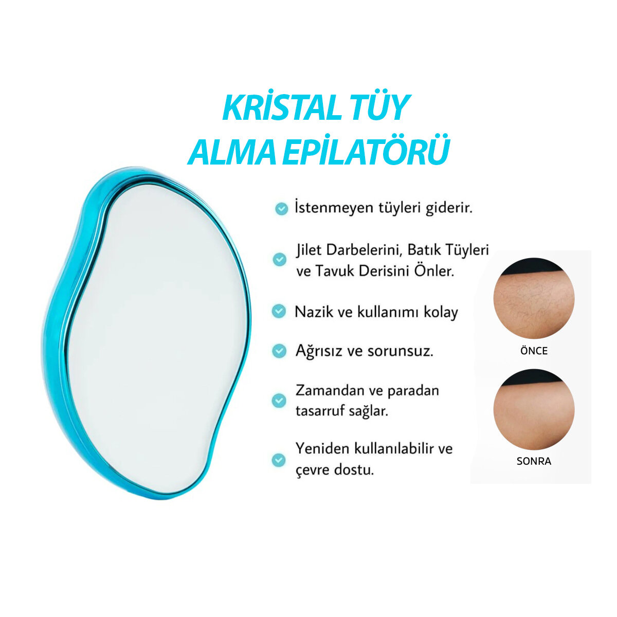 EPILATOR ( KRİSTAL ) TÜY ALMA EPİLATÖRÜ*200
