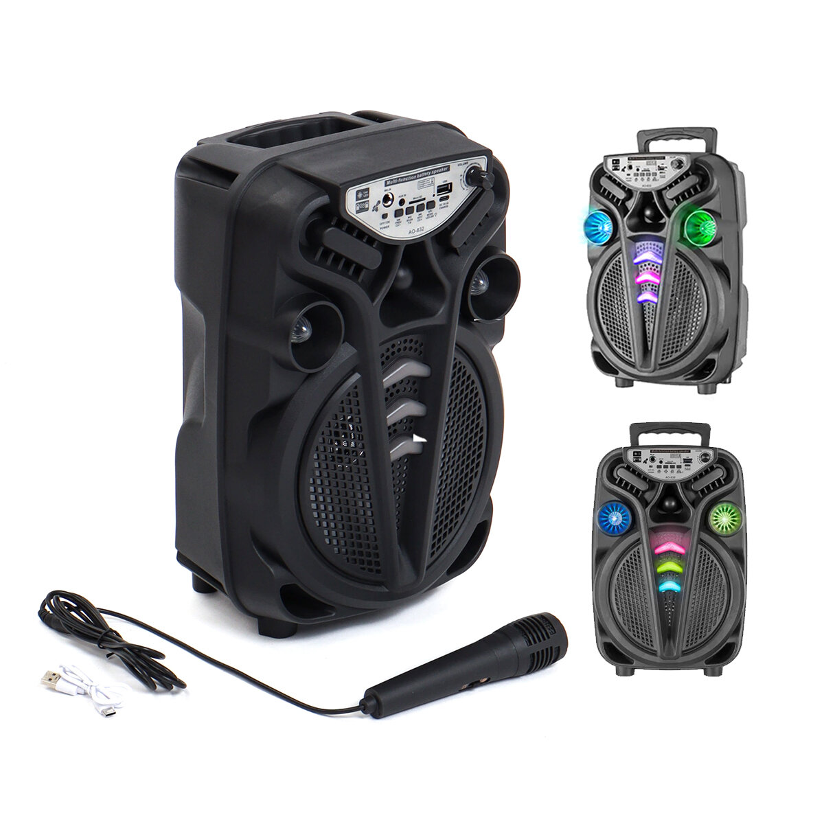 PLATOON PL-4681 AO-835-832 KARAOKE ( MİKROFONLU ) WİRELESS HOPARLÖR & SPEAKER ( IŞIKLI ) ( USB ŞARJLI ) ( DC 5V & TF & AUX ) ( 8" INCH )*10 PLATOON PL-4681 AO-835-832 KARAOKE ( MİKROFONLU ) WİRELESS HOPARLÖR & SPEAKER ( IŞIKLI ) ( USB ŞARJLI ) ( DC 5V & TF & AUX ) ( 8" INCH )*10
