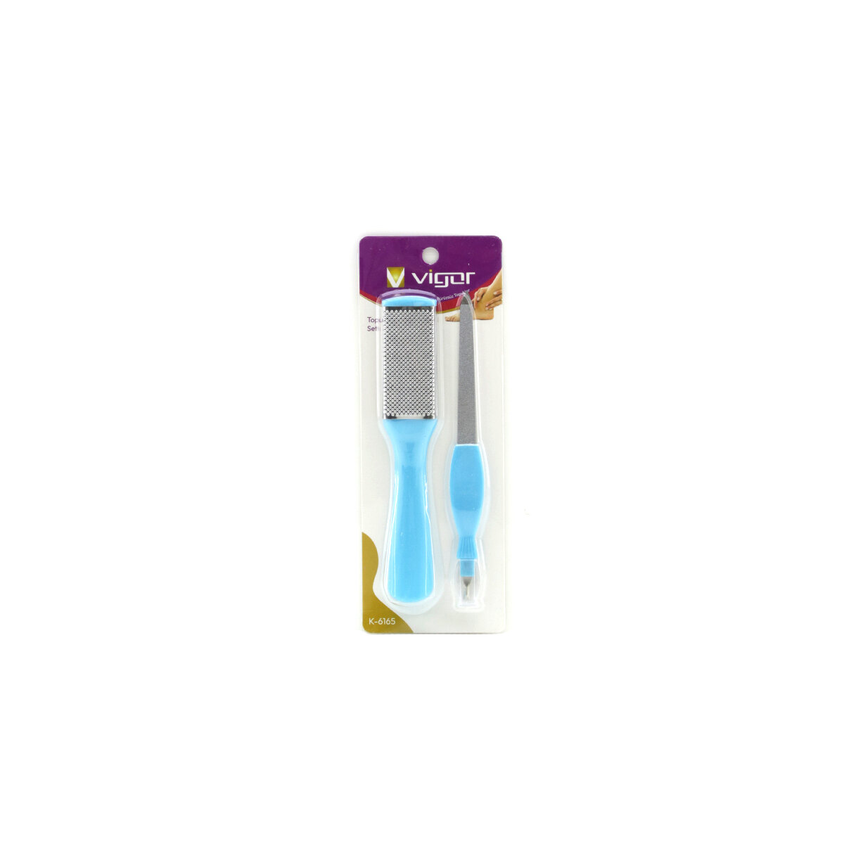 VİGOR K-6165 ( 2PCS ) TINAK & TOPUK TÖRPÜ BAKIM SETİ*12X50 VİGOR K-6165 ( 2PCS ) TINAK & TOPUK TÖRPÜ BAKIM SETİ*12X50