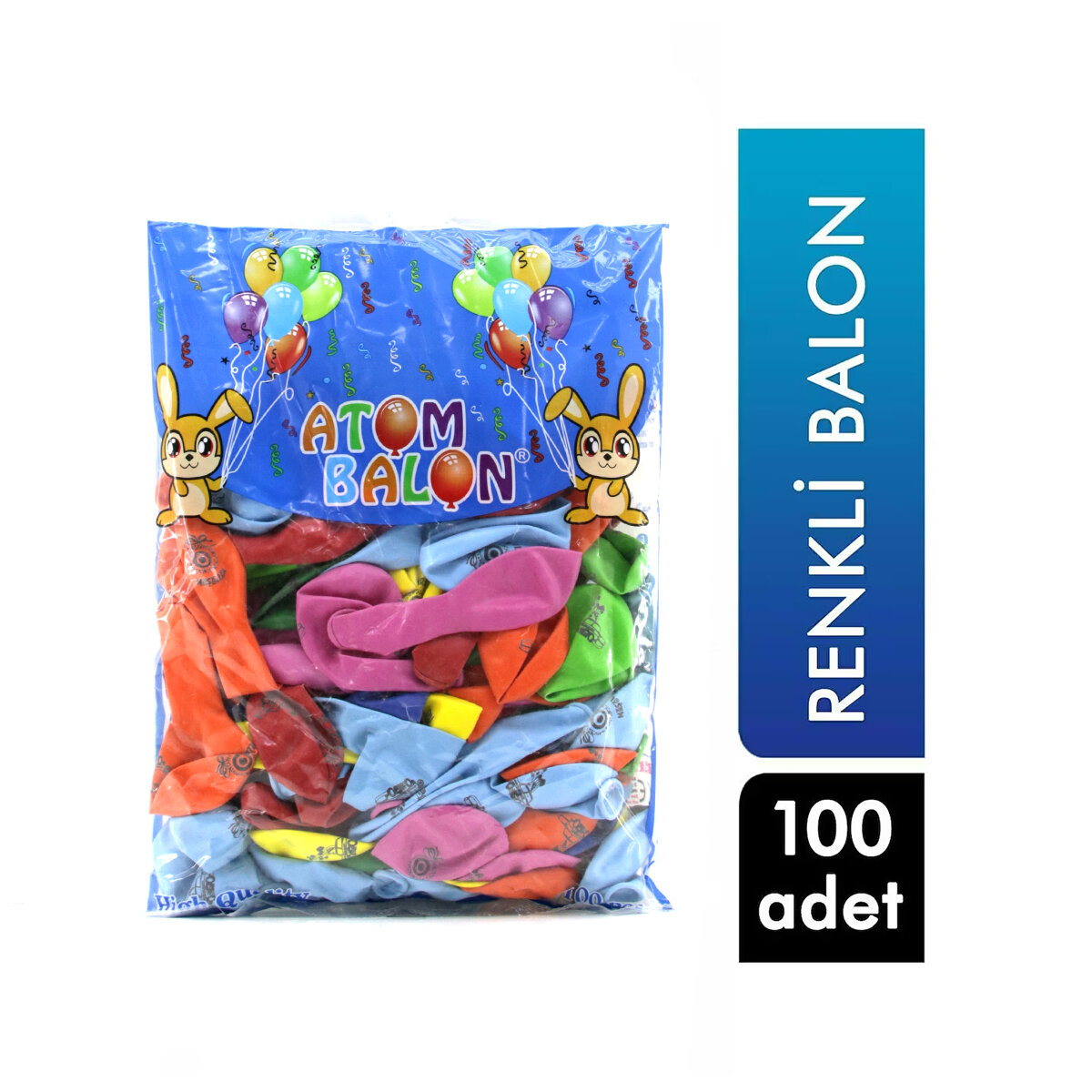 ATOM BALON ( MAŞALLAH ) BALON 100PCS*1X40 ATOM BALON ( MAŞALLAH ) BALON 100PCS*1X40