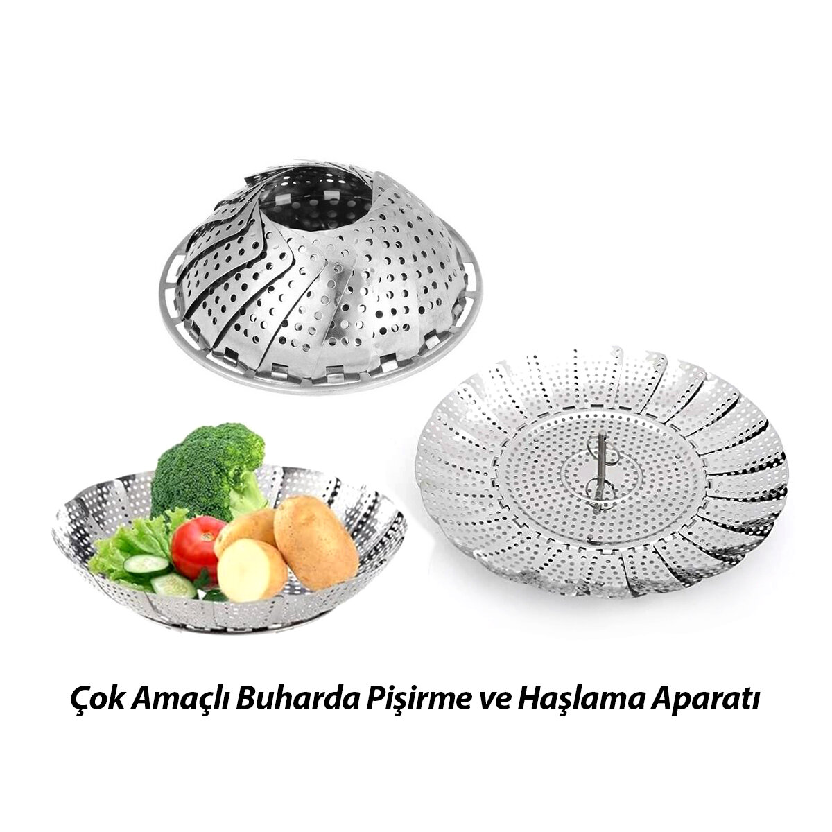 PABLITO HOME PBT-958 ( METAL ) BUHARDA SEBZE PİŞİRİCİ SEPET & HAŞLAMA APARATI ( 14--22CM ) ( AÇ-KAPA SEPET & PORTATİF AYAKLAR )*200 PABLITO HOME PBT-958 ( METAL ) BUHARDA SEBZE PİŞİRİCİ SEPET & HAŞLAMA APARATI ( 14--22CM ) ( AÇ-KAPA SEPET & PORTATİF AYAKLAR )*200