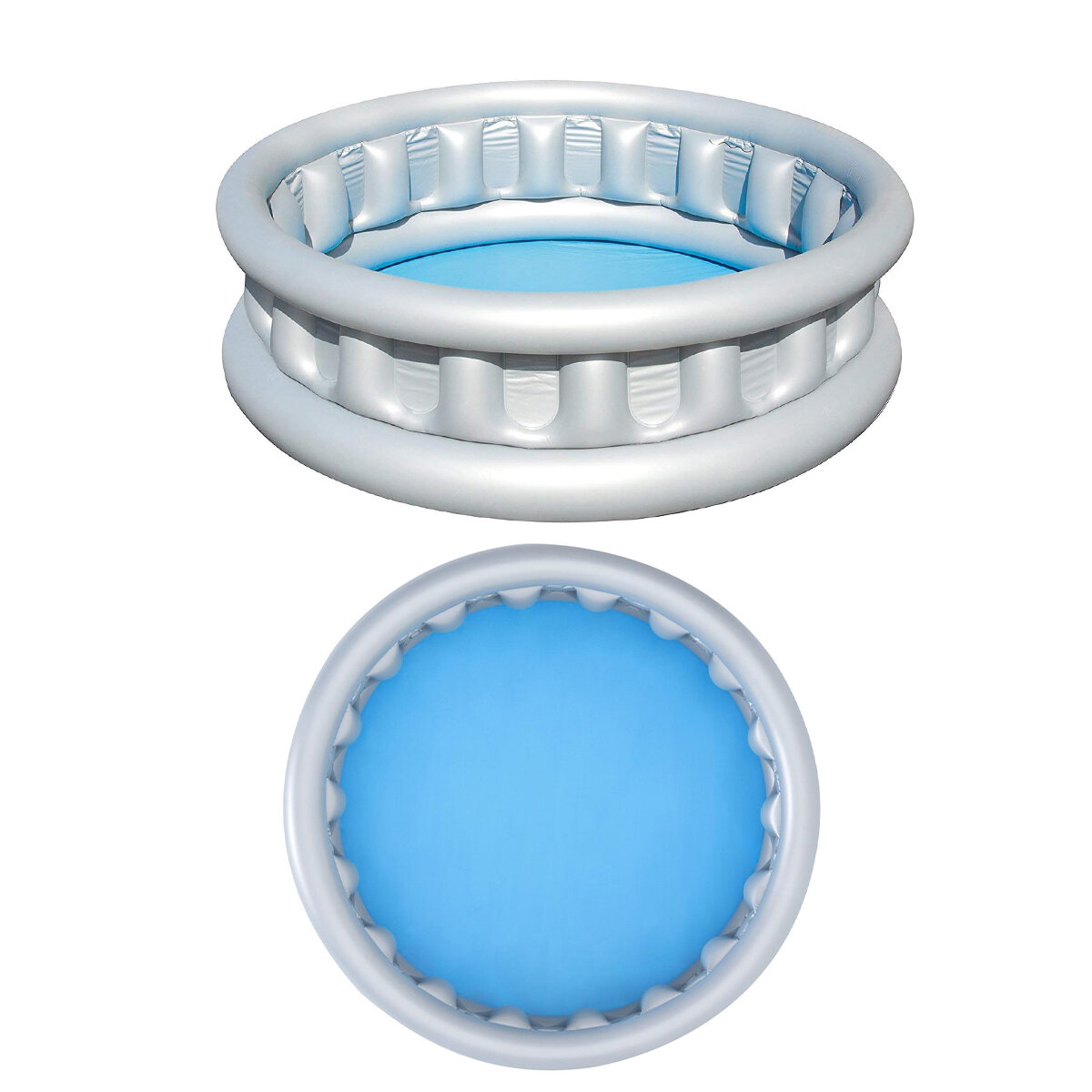 BESTWAY-51080 ( 512LT ) YUVARLAK GRİ ŞİŞME HAVUZ ( 3+YAŞ )*6=K