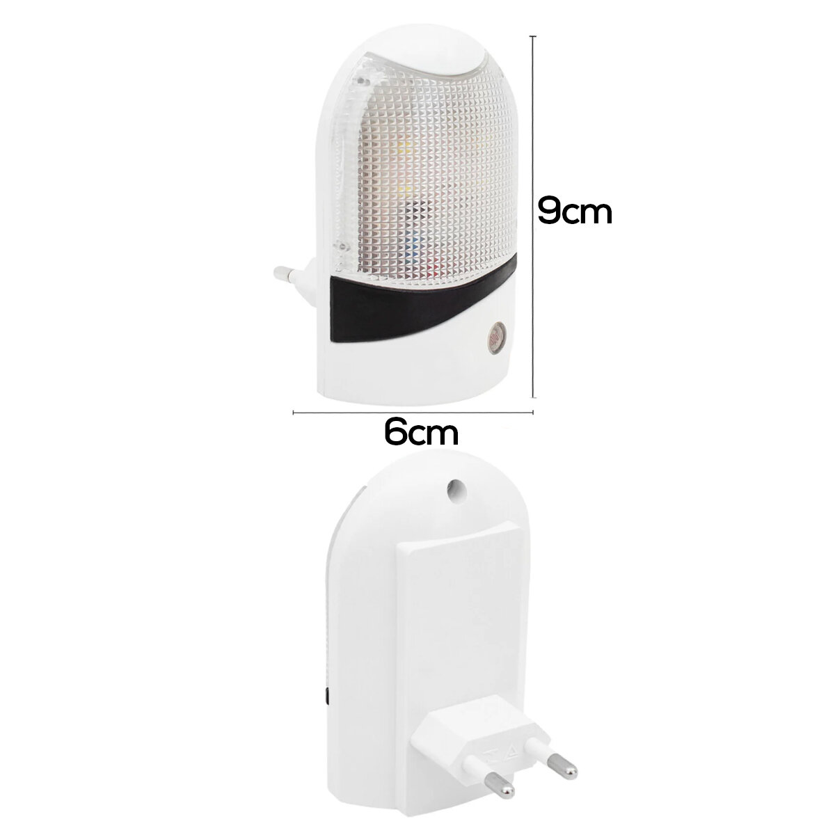 SOFTLED-6852 ( OVAL ) FOTOSEL GECE LAMBASI ( 0.5W & 4LED )*10X24