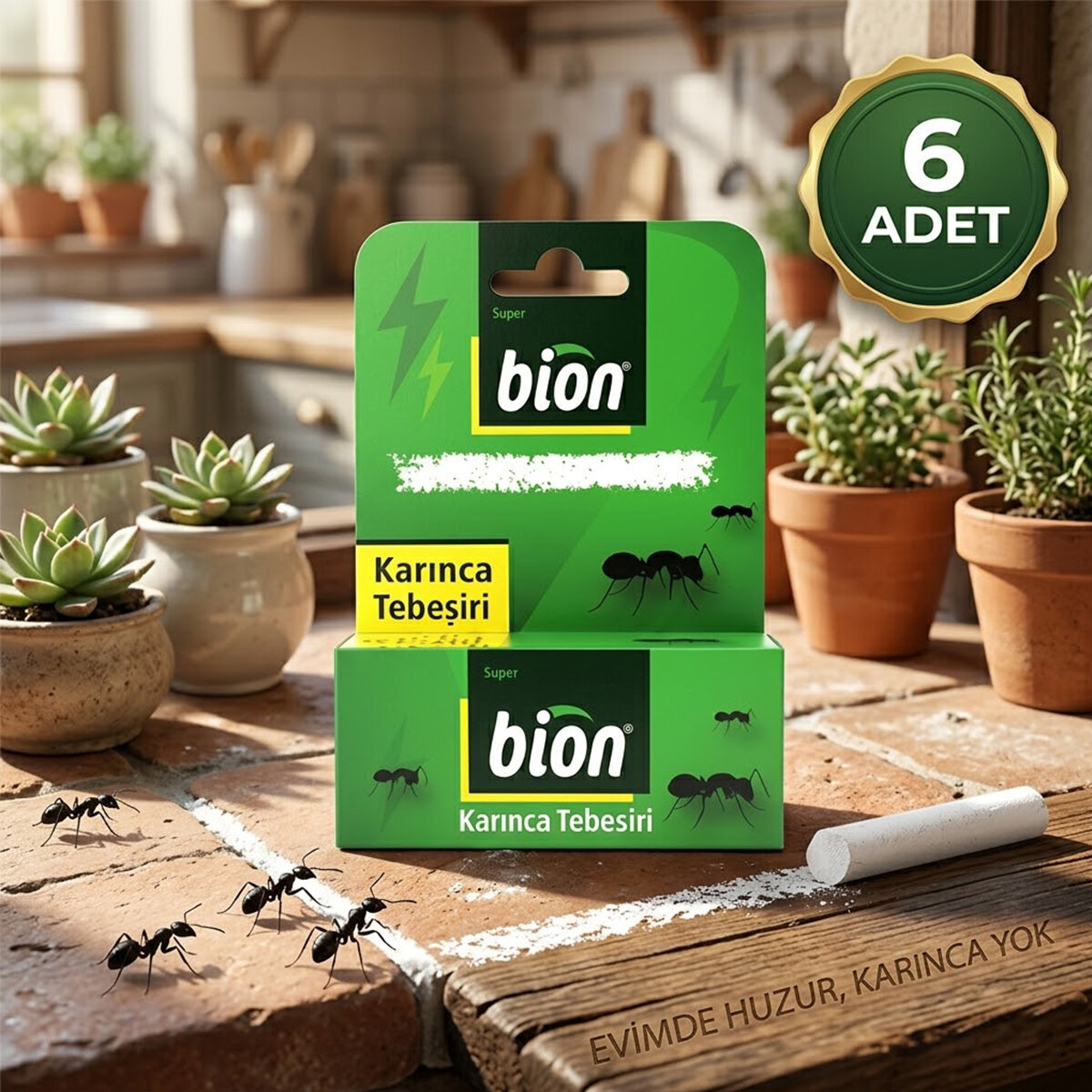 BİON NO-430 KARINCA TEBEŞİRİ 16.5GR*6X16