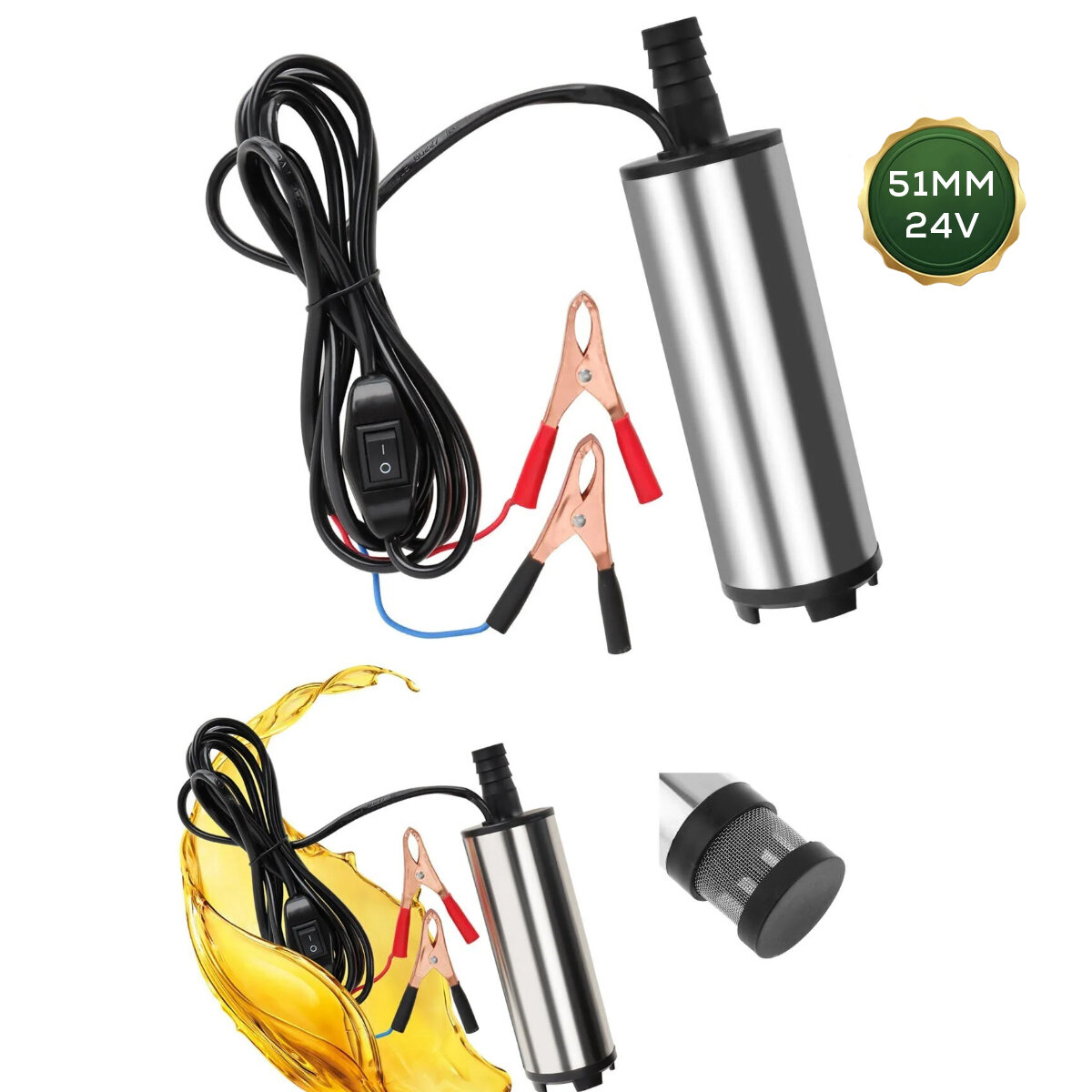 EMKA MAX 5442-50 MİNİ ( 24V ) ( 51MM ) AKARYAKIT POMPA*50