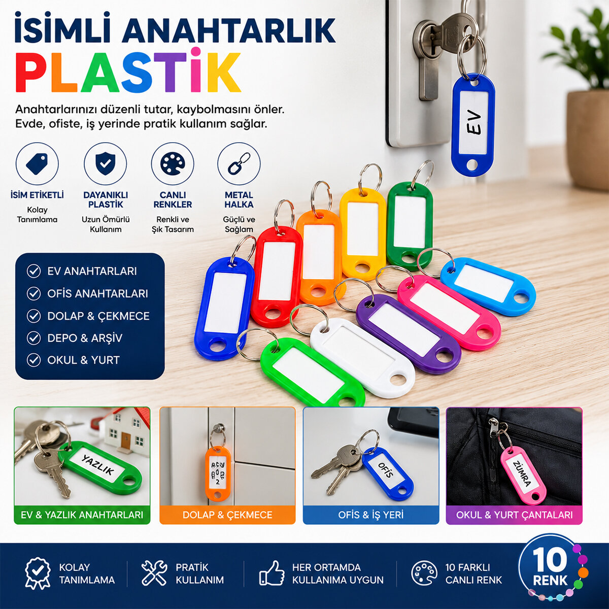 İSİMLİ ANAHTARLIK PLASTİK*100X50 İSİMLİ ANAHTARLIK PLASTİK*100X50