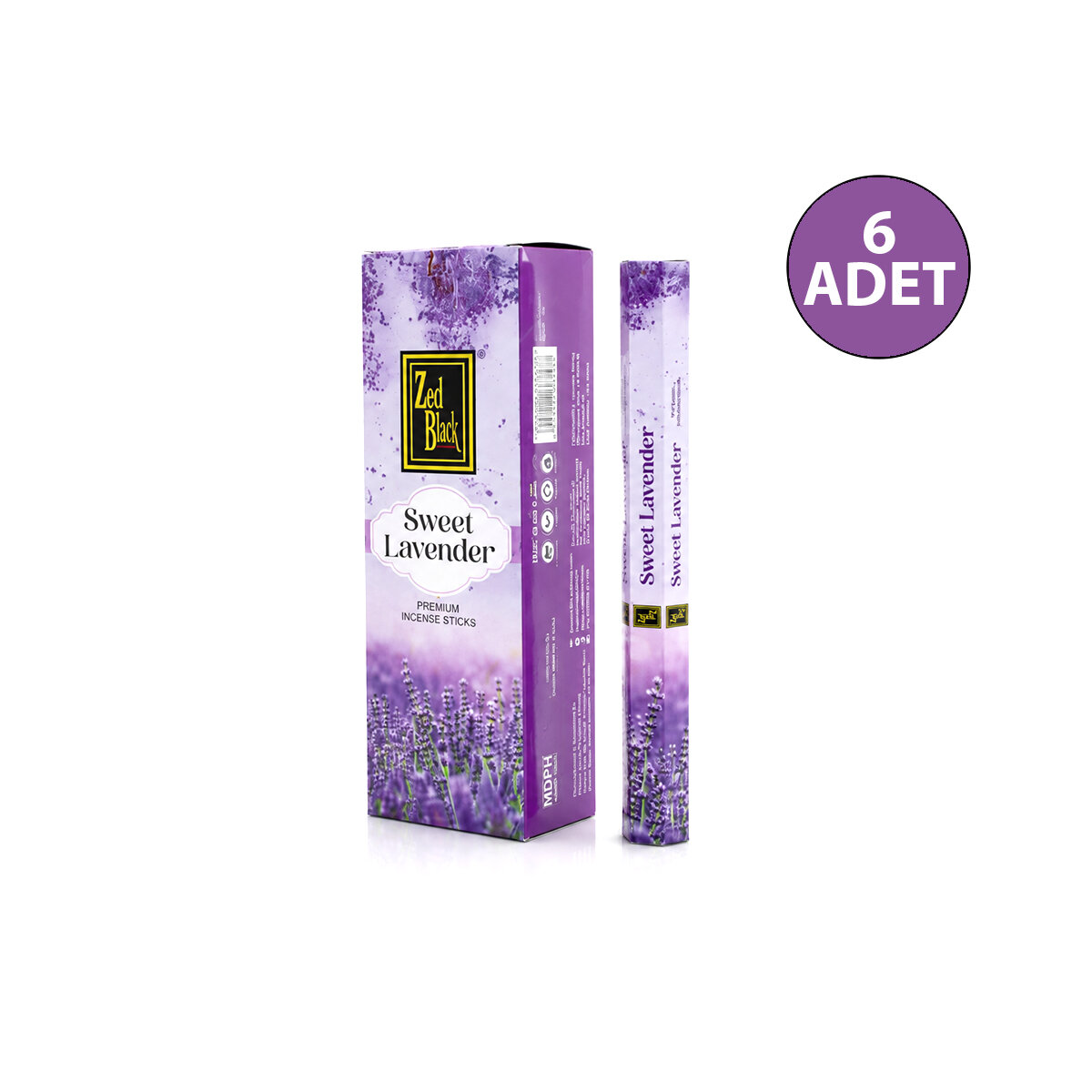 ZED BLACK ( LAVANTA ) ( ÇUBUK ) TÜTSÜ*6X50