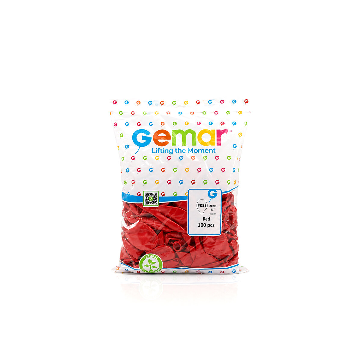 GEMAR GM-110-53 ( METALİK & KIRMIZI ) BALON ( 11'' & 28CM & 100PCS )*1X50