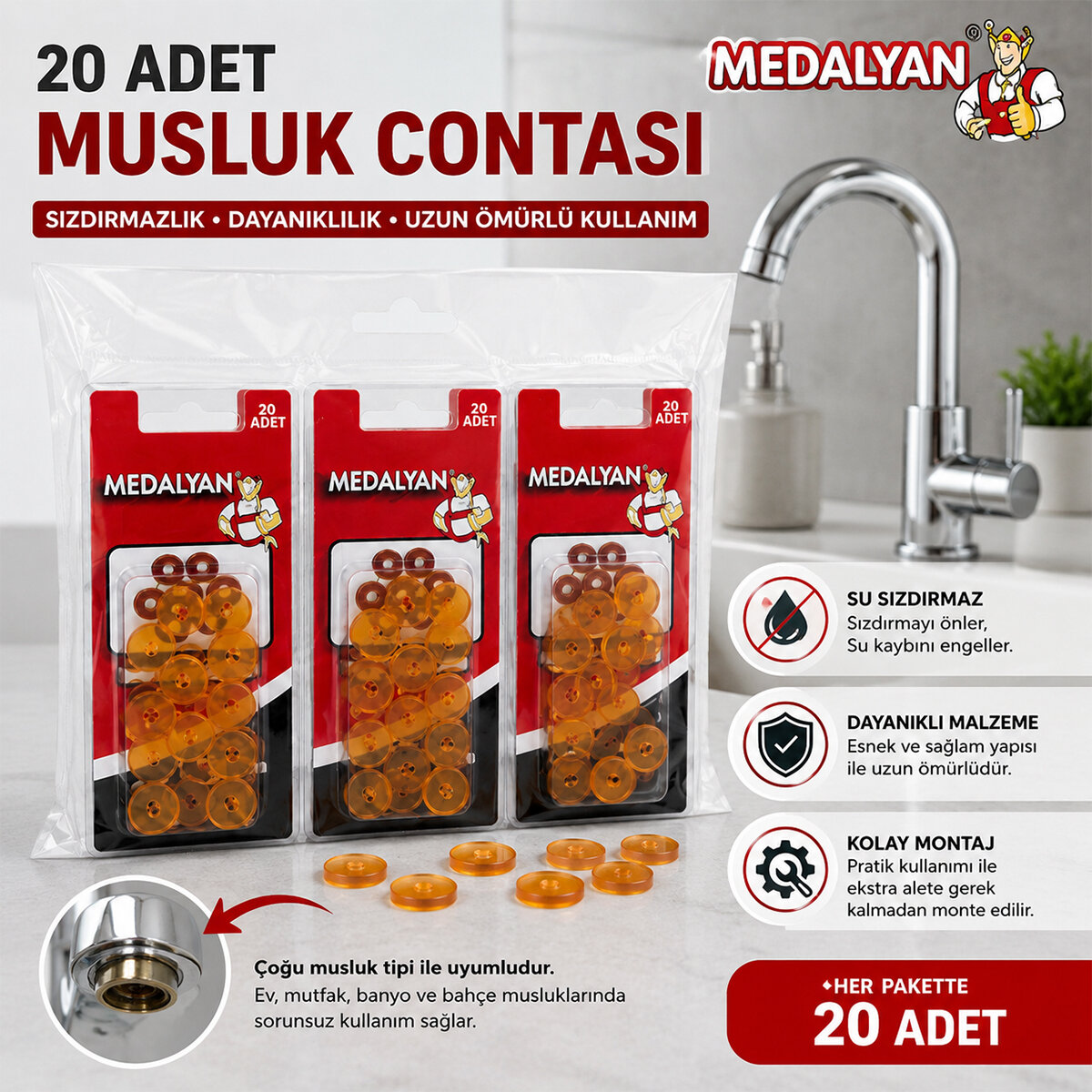 MEDALYAN DL-53 ( 20PCS ) MUSLUK CONTASI*12X1