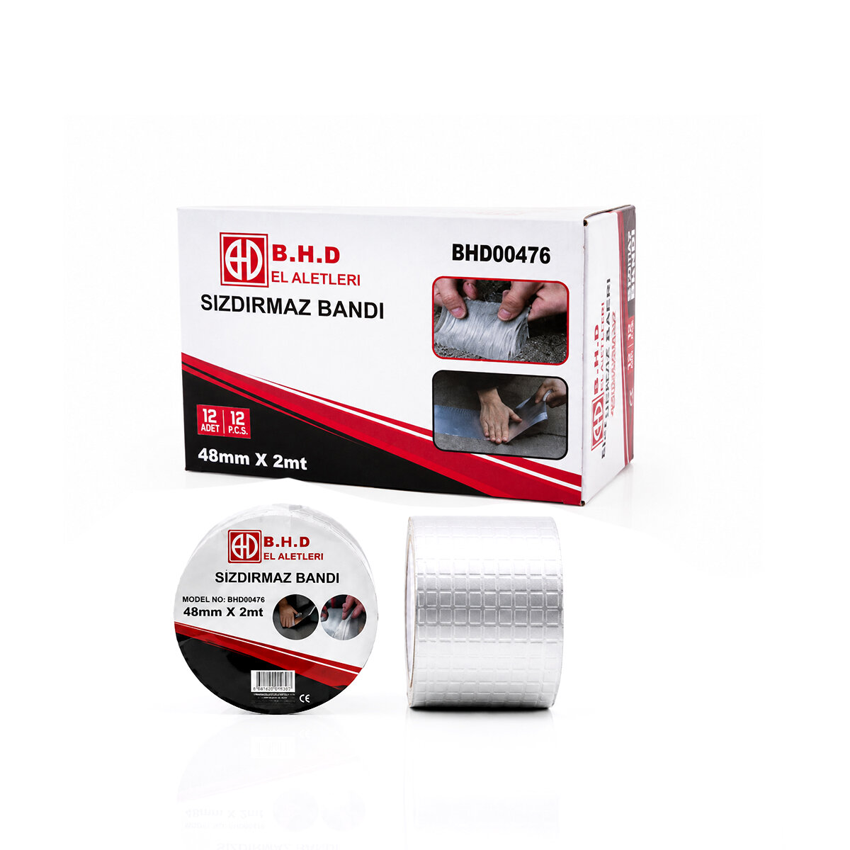 B.H.D BHD-00476 ( 48MMX1.5&2MT ) SU SIZDIRMAZ ( SAKIZ ) TAMİR BANTI*12X10