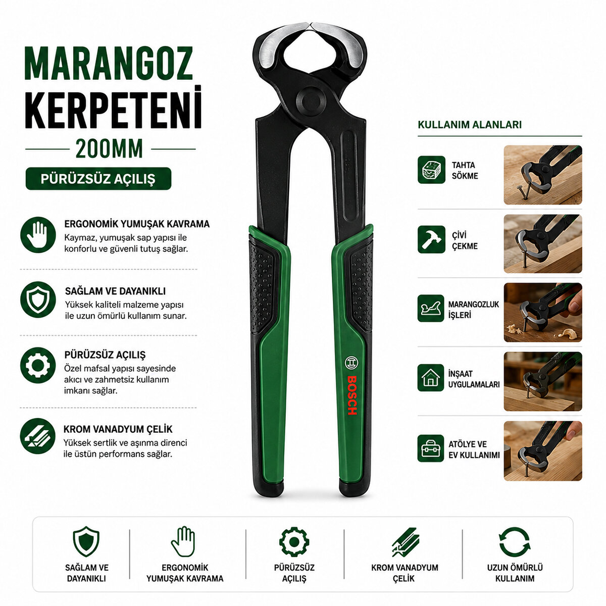 BOSCH-1 600 A02 Z9W ( 528 ) ( 200MM ) ( NO-8" ) MARANGOZ KERPETEN ( ERGONAMİK YUMUŞAK SAP ) ( 60 ± KESME SERTLİK )*6X1 BOSCH-1 600 A02 Z9W ( 528 ) ( 200MM ) ( NO-8" ) MARANGOZ KERPETEN ( ERGONAMİK YUMUŞAK SAP ) ( 60 ± KESME SERTLİK )*6X1