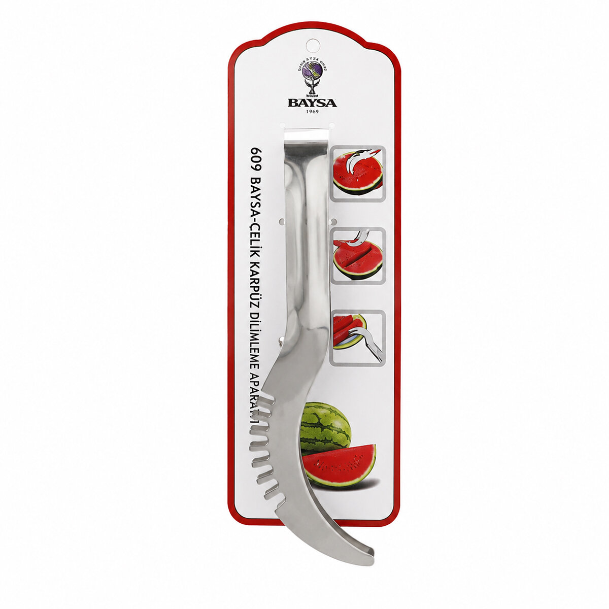 BAYSA-609 KARPUZ DİLİMLEYİCİ & SERVİS BIÇAK*24X6