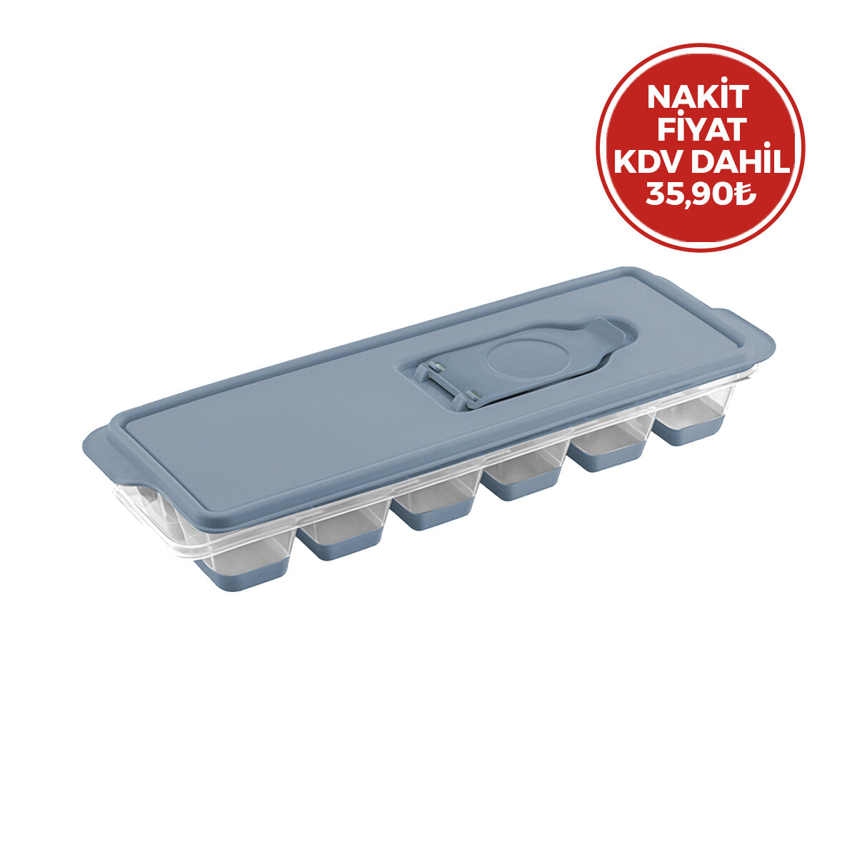 DÜNYA MTF-16014-999 ( KÜP ŞEKİL ) ( PLASTİK ) SİLİKON BUZLUK ( KAPAKLI )*36=K