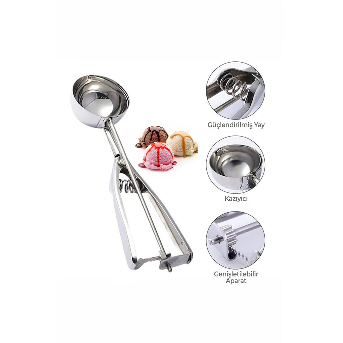 YAKUT-8209 ( METAL ) (DONDURMA & KURABİYE) KAŞIK (PASLANMAZ ÇELİK) (ÇAP :4.9CM & DERİNLİK: 2.5CM & UZUNLUK:21.3CM)*144 YAKUT-8209 ( METAL ) (DONDURMA & KURABİYE) KAŞIK (PASLANMAZ ÇELİK) (ÇAP :4.9CM & DERİNLİK: 2.5CM & UZUNLUK:21.3CM)*144